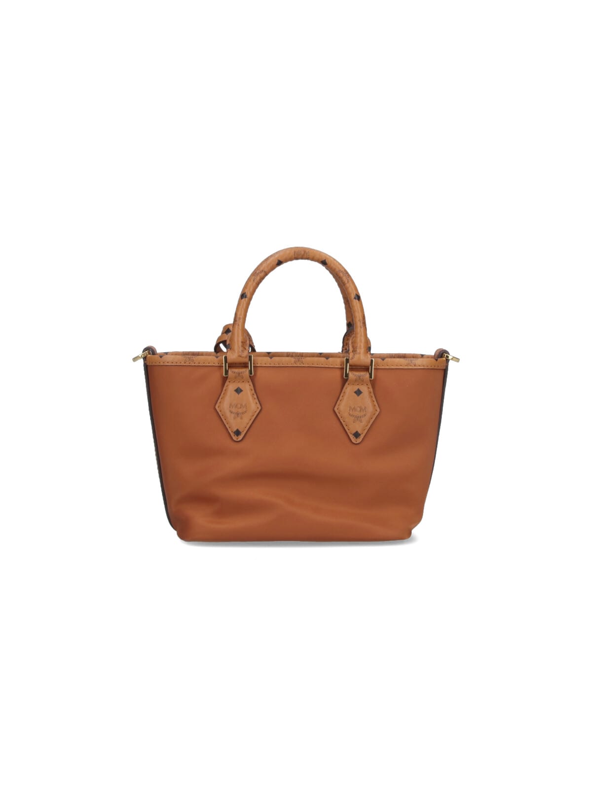 Mcm Aren Tote Bag In Brown