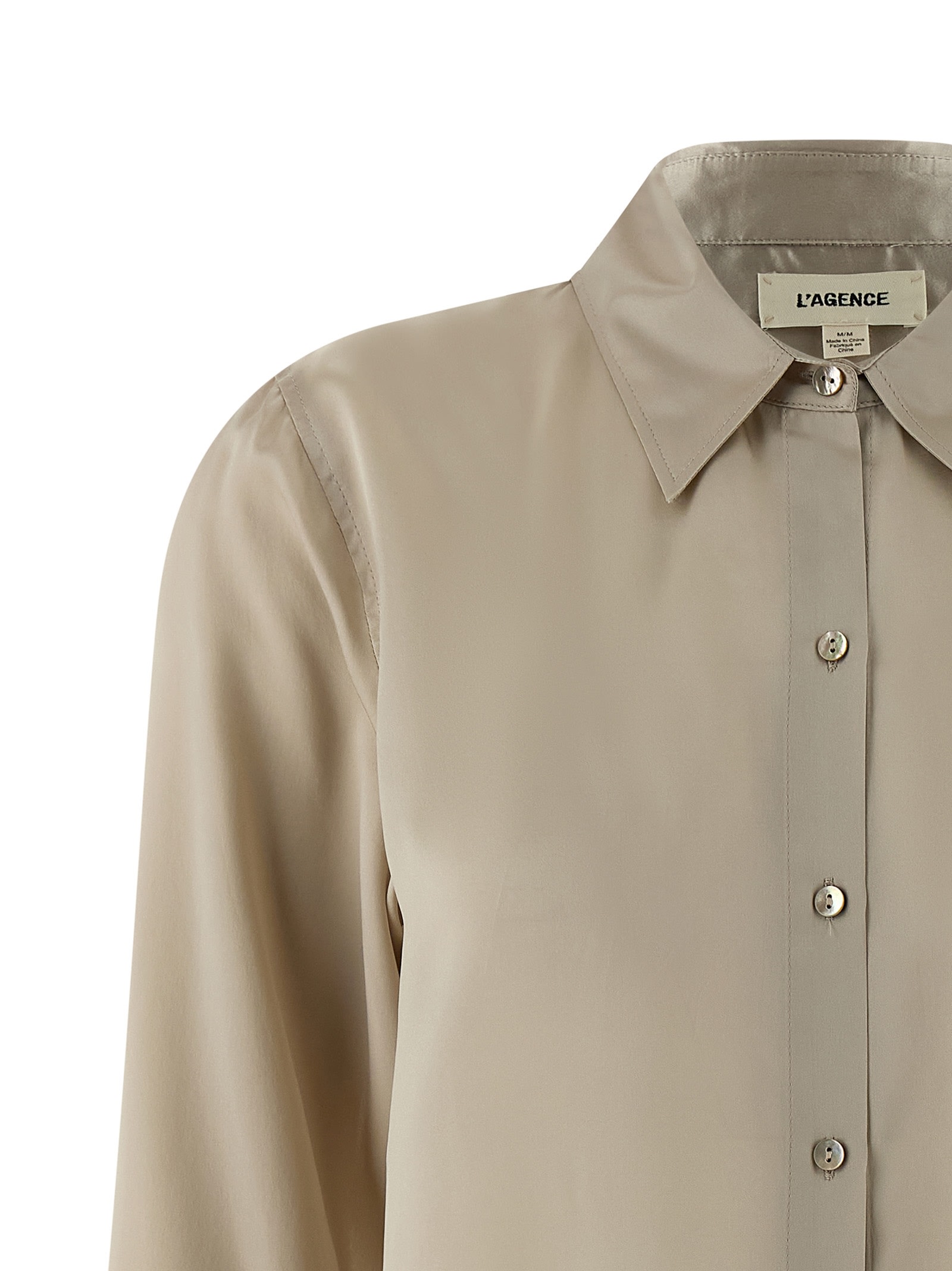 L'agence Dani Shirt In Gray