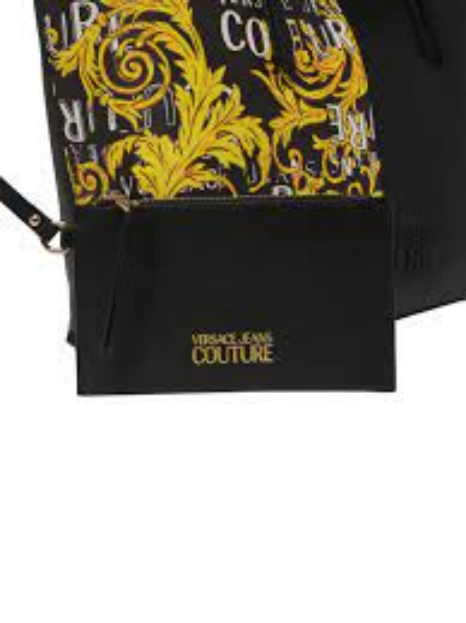 Shop Versace Jeans Couture Tote Bag In Black