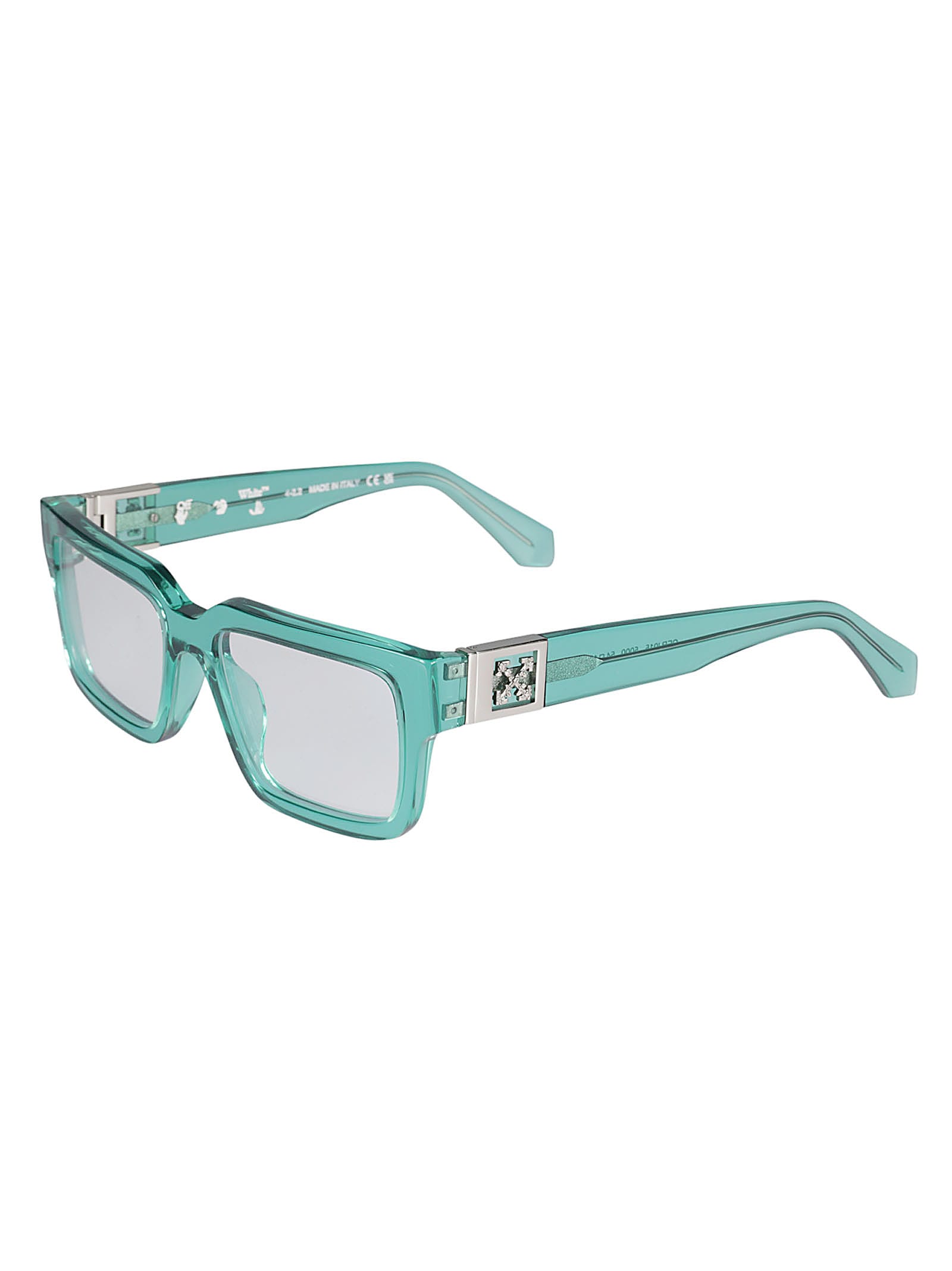 Off-white Optical Style 15 Glasses In Crystal | ModeSens