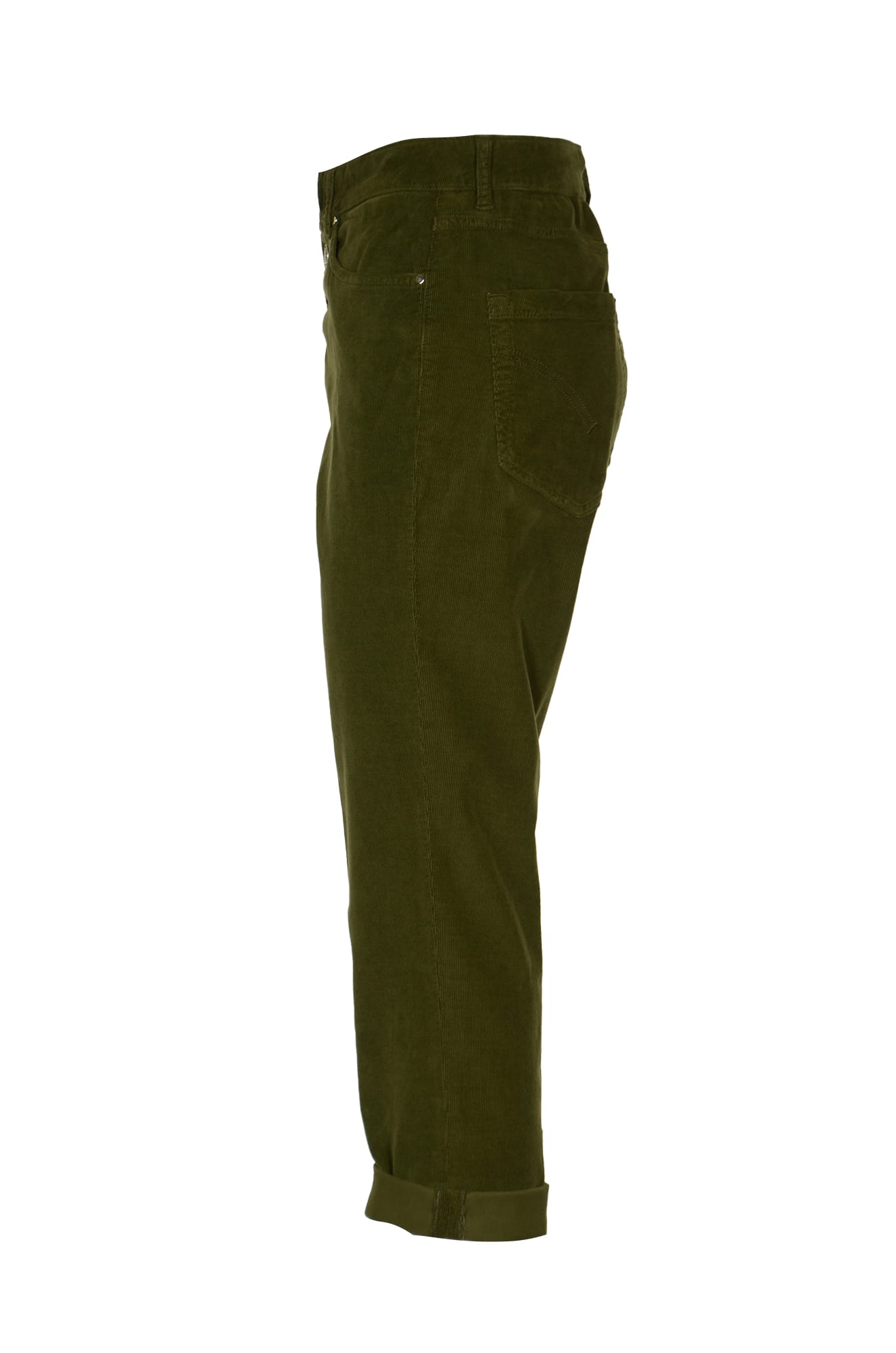 Shop Dondup Koons Bot Gioiello Jeans In Military Green