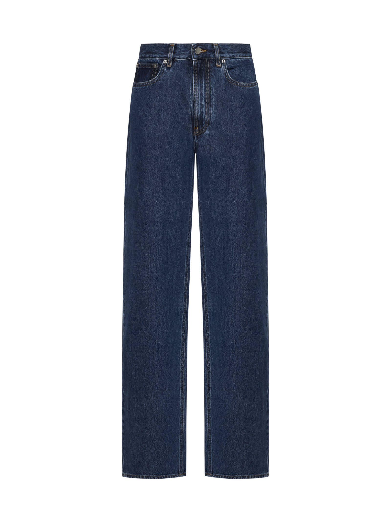 Shop Loulou Studio Jeans In Washed Blue