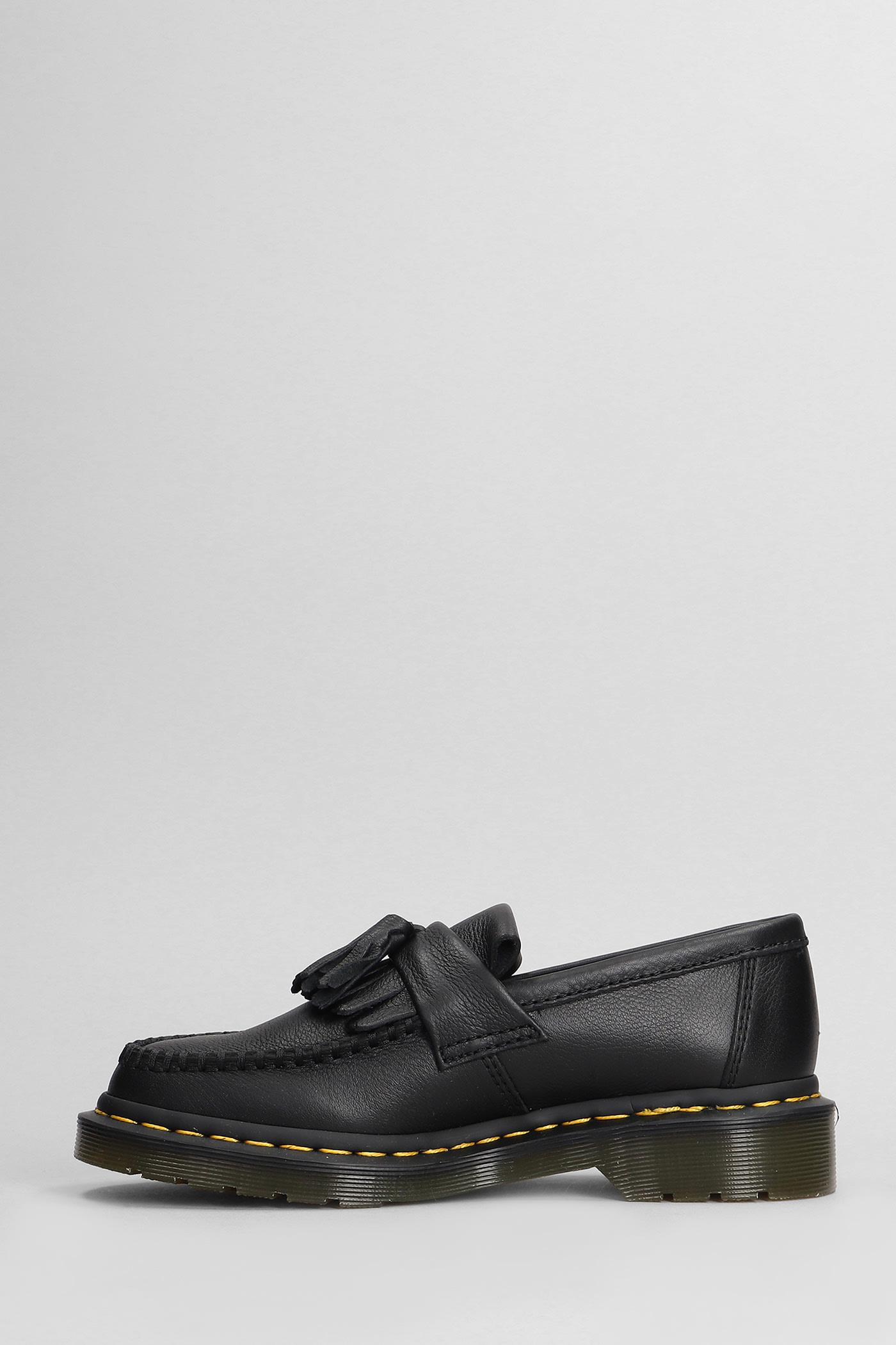 Shop Dr. Martens' Adrian Loafers In Black Leather