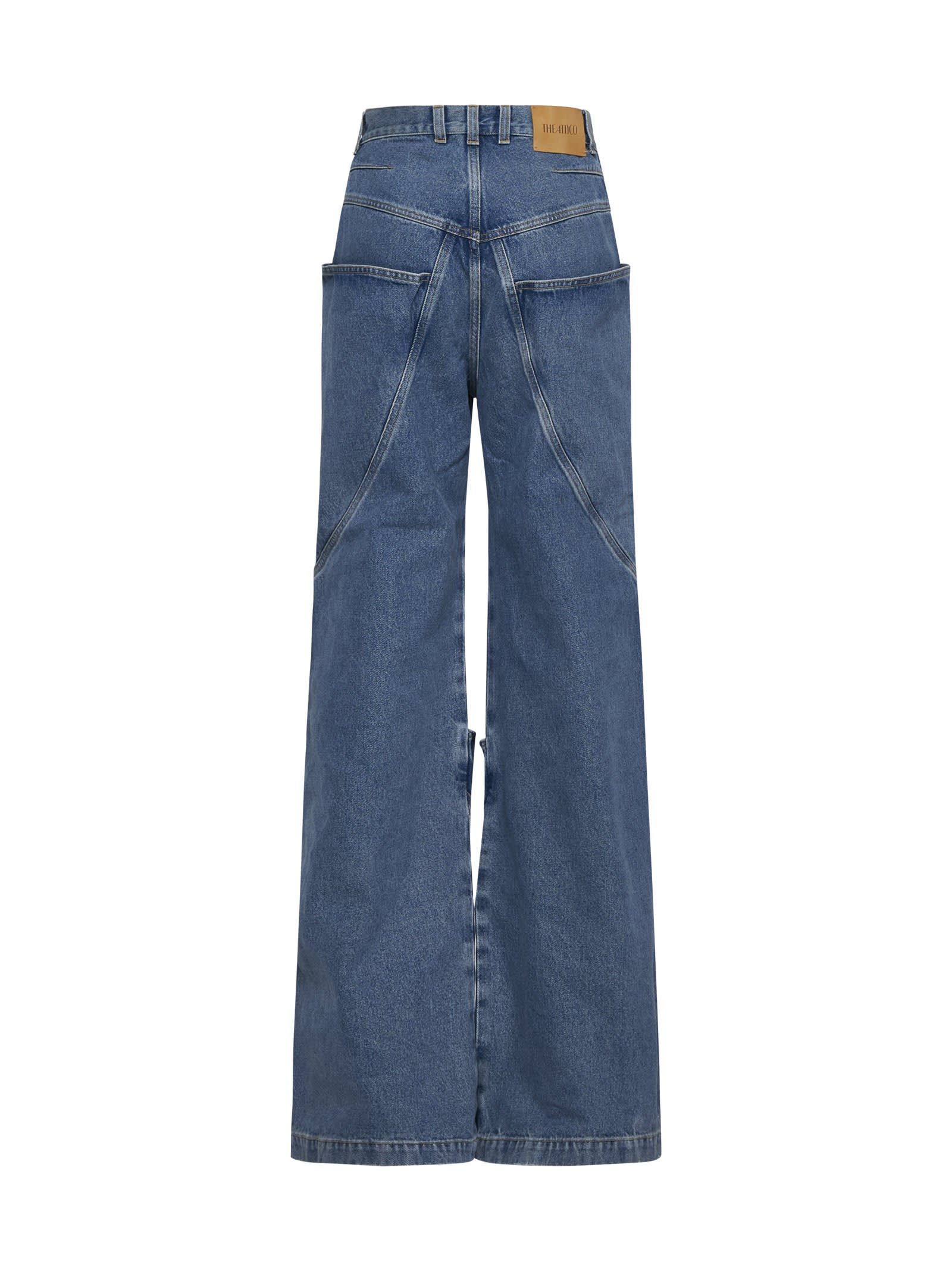 Shop Attico Jeans In Blu