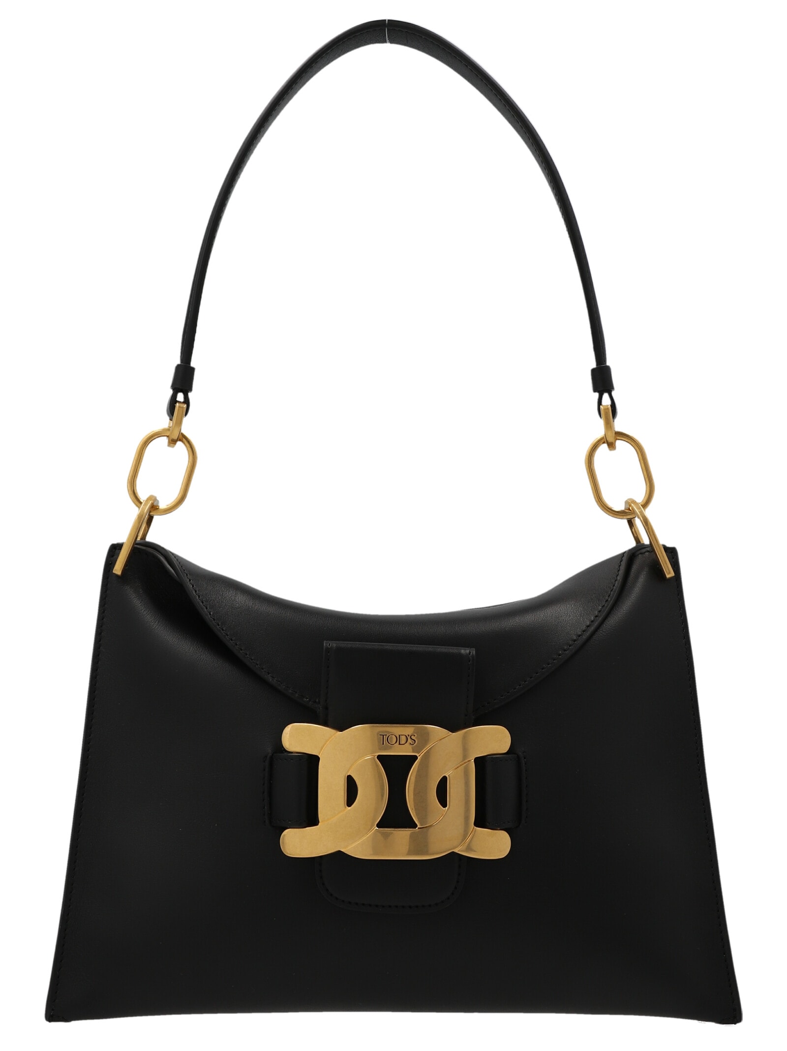 Tod's Logo Leather Shoulder Bag