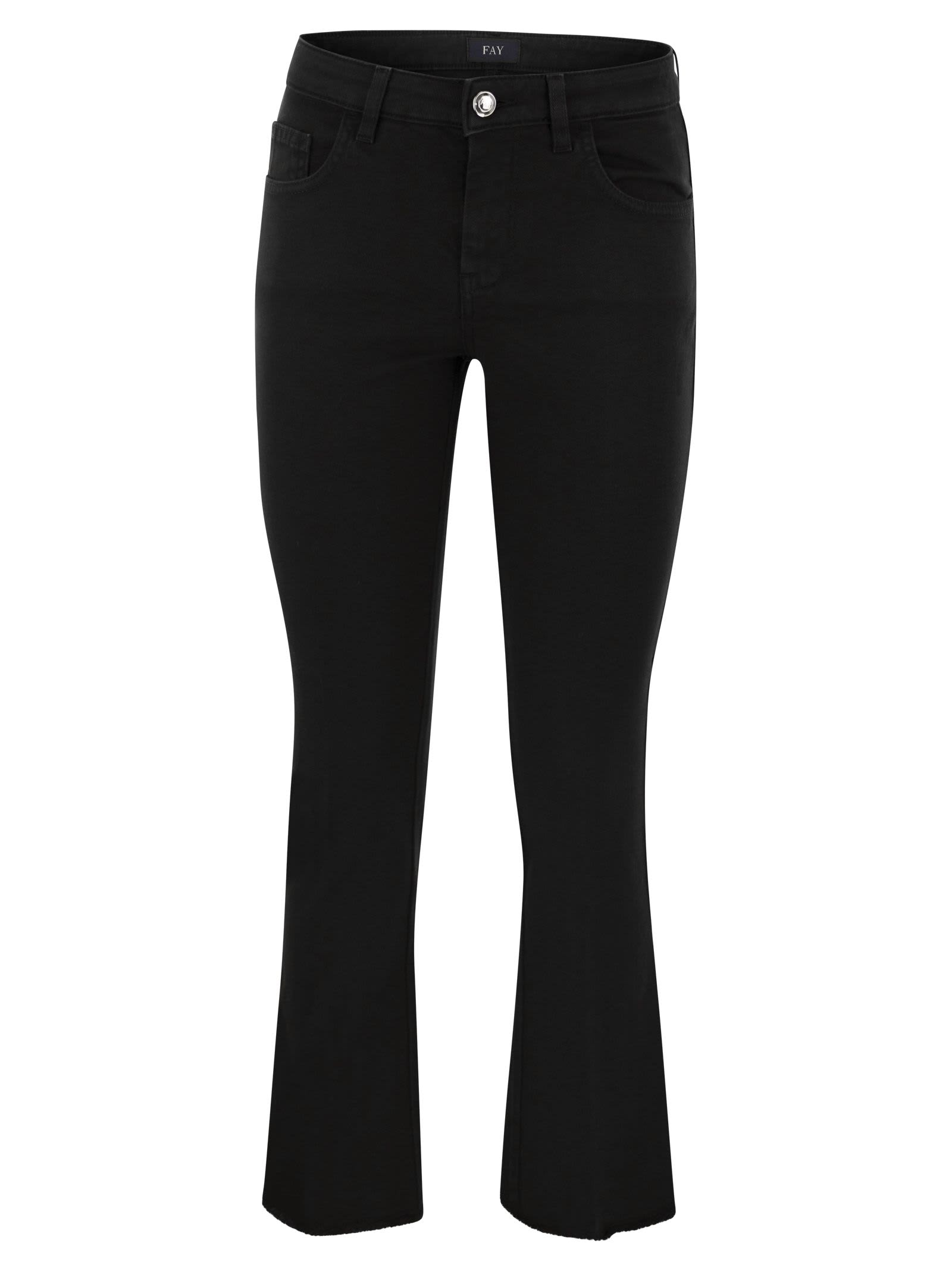 5-pocket Trousers In Stretch Cotton.