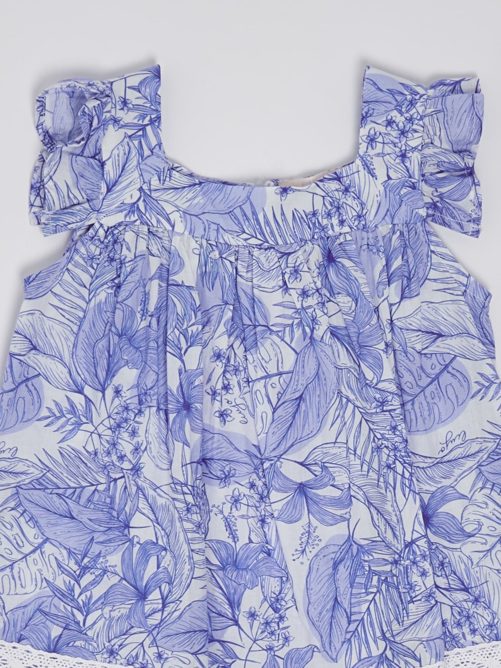 Shop Liu •jo Dress Dress In Azzurro-bianco