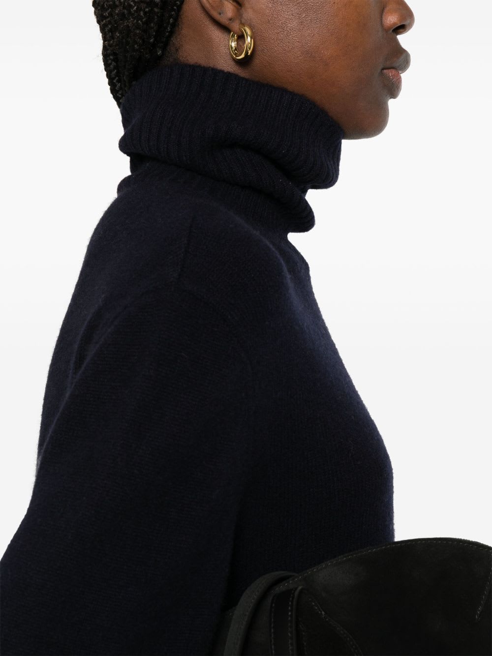 Totême Toteme Women Cashmere Turtle-neck Jumper In Blue