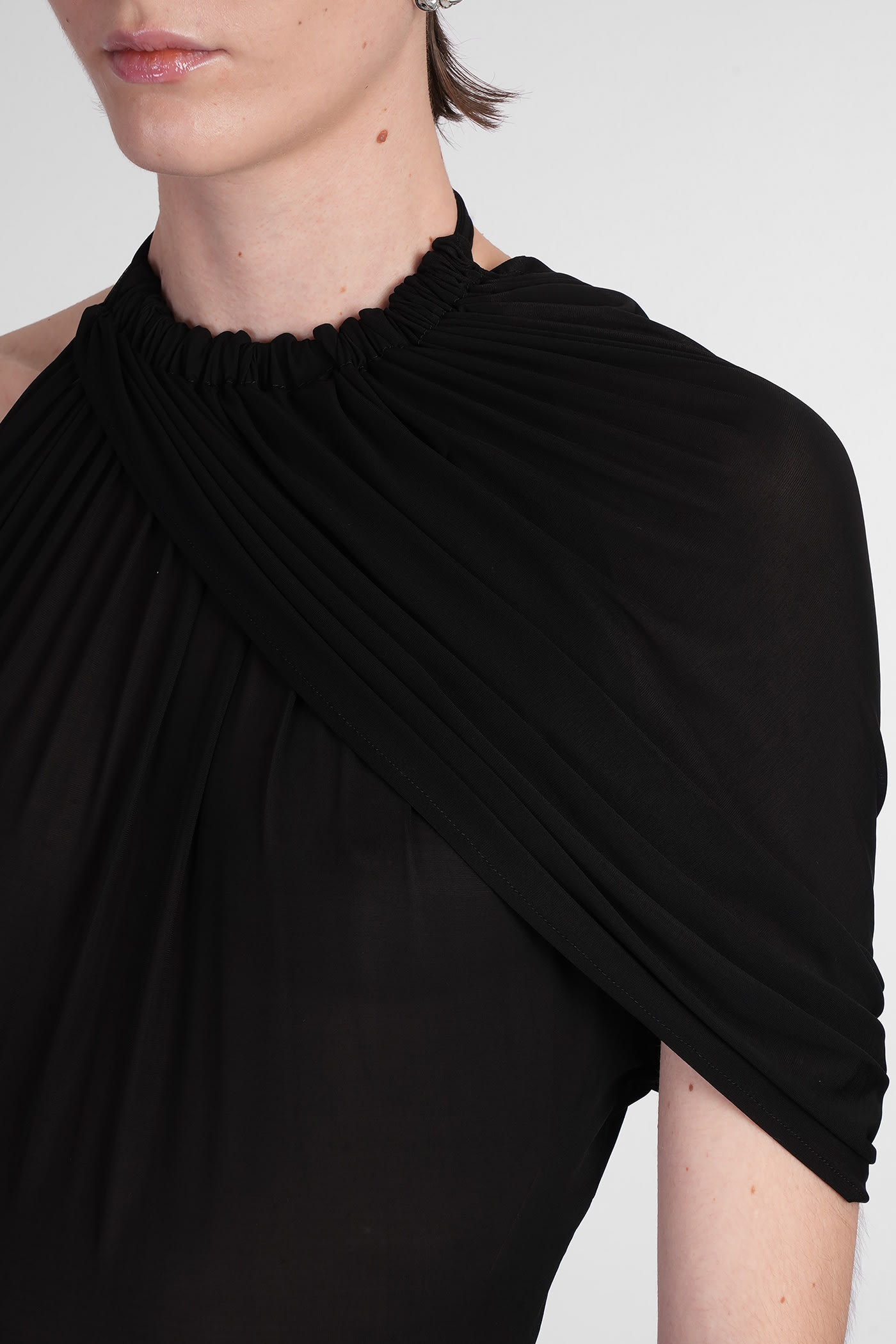 Magda Butrym Bosysuit 04 Body In Black Polyamide Polyester In Black