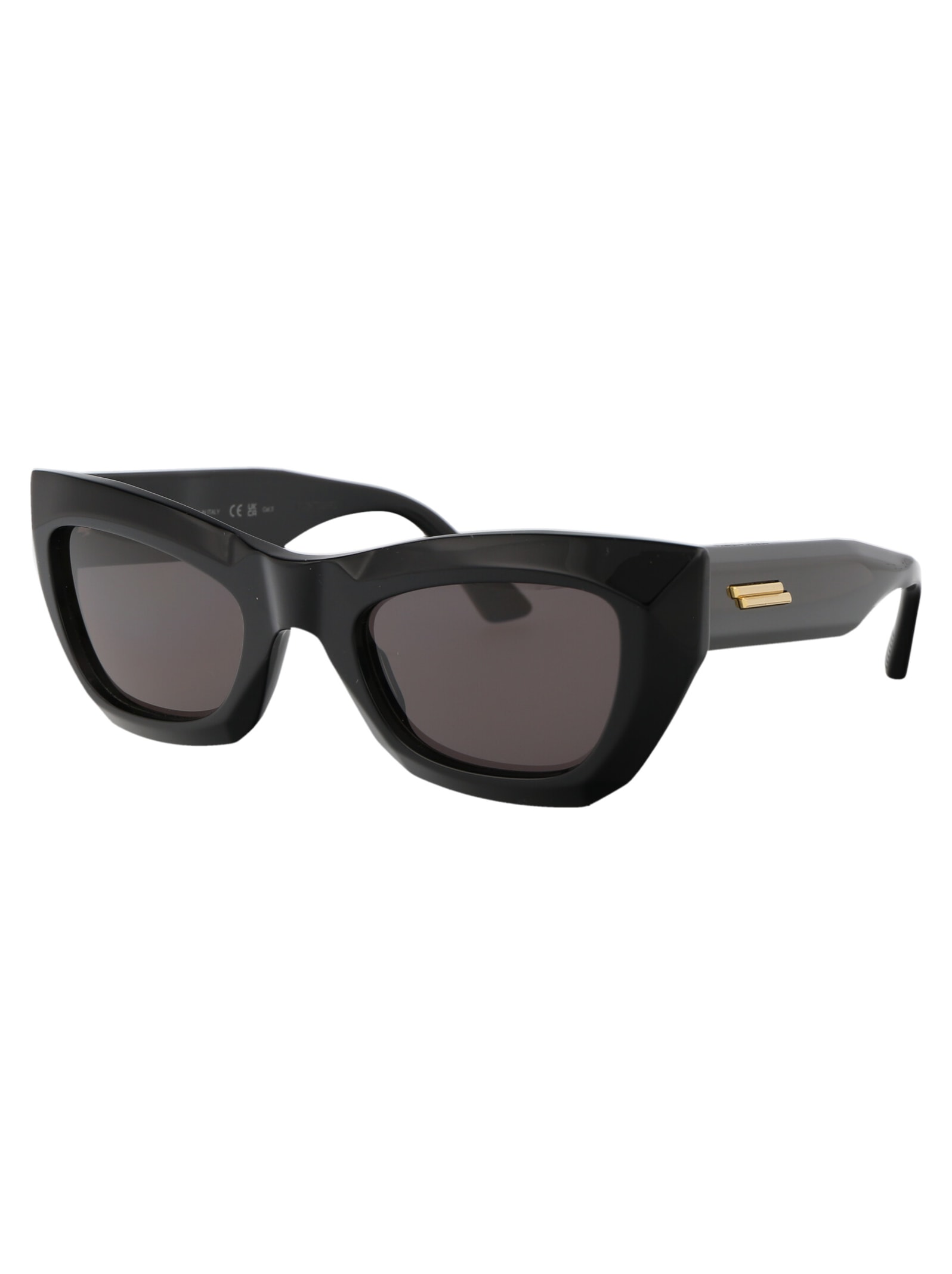 Shop Bottega Veneta Bv1251s Sunglasses In 001 Black Black Grey
