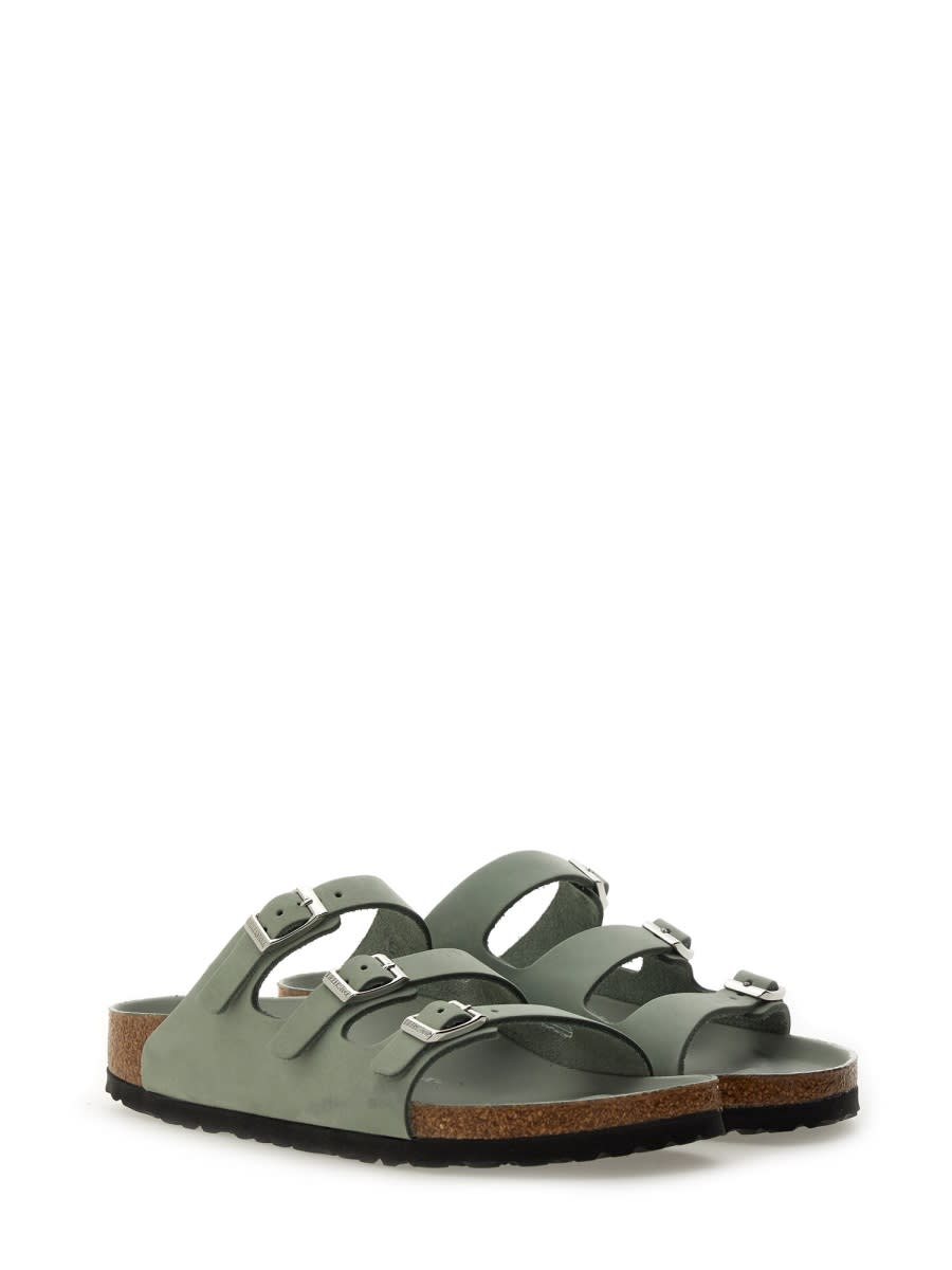 Birkenstock Florida Fresh Pure Sage Sandal In Green