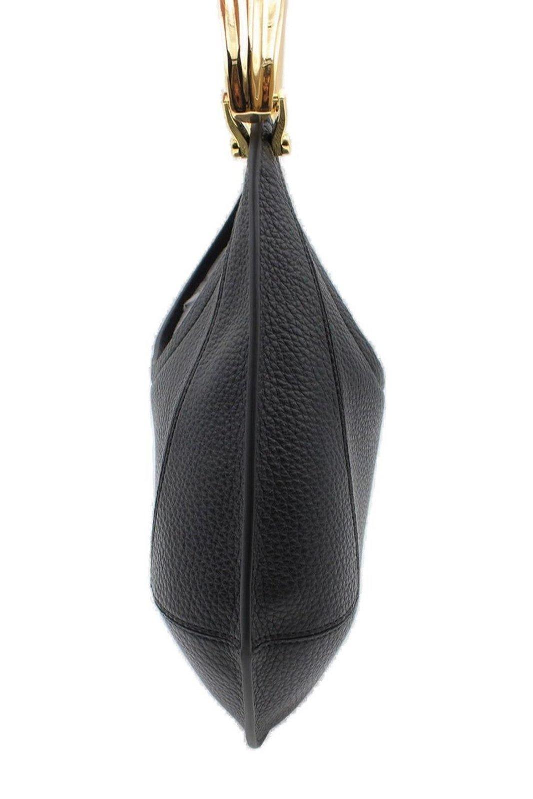 ELISABETTA FRANCHI LOGO DEBOSSED TOTE BAG