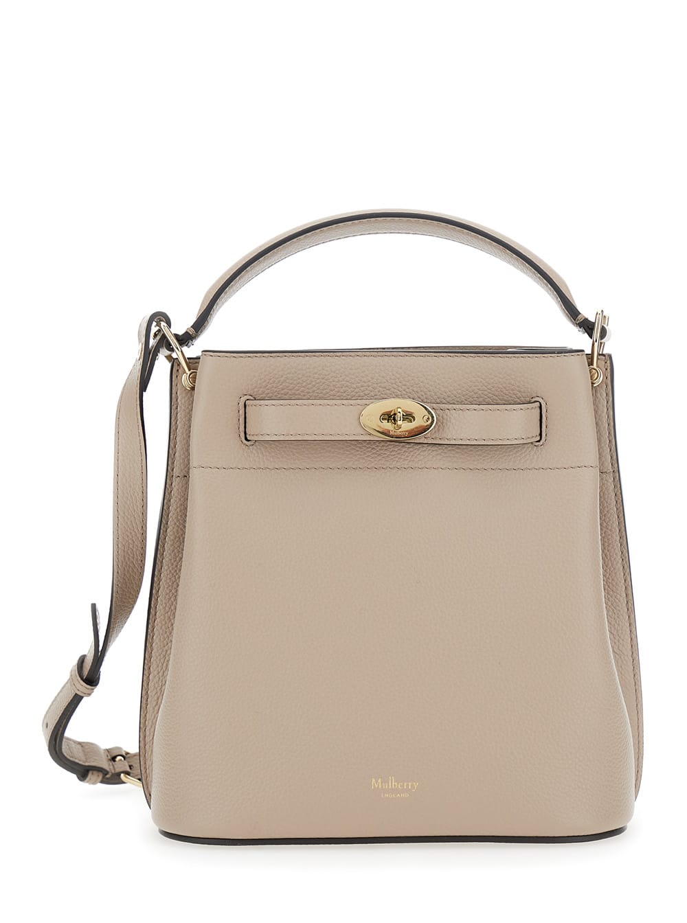 Mulberry Mini Islington Bucket Cross Body Bag In Neutral