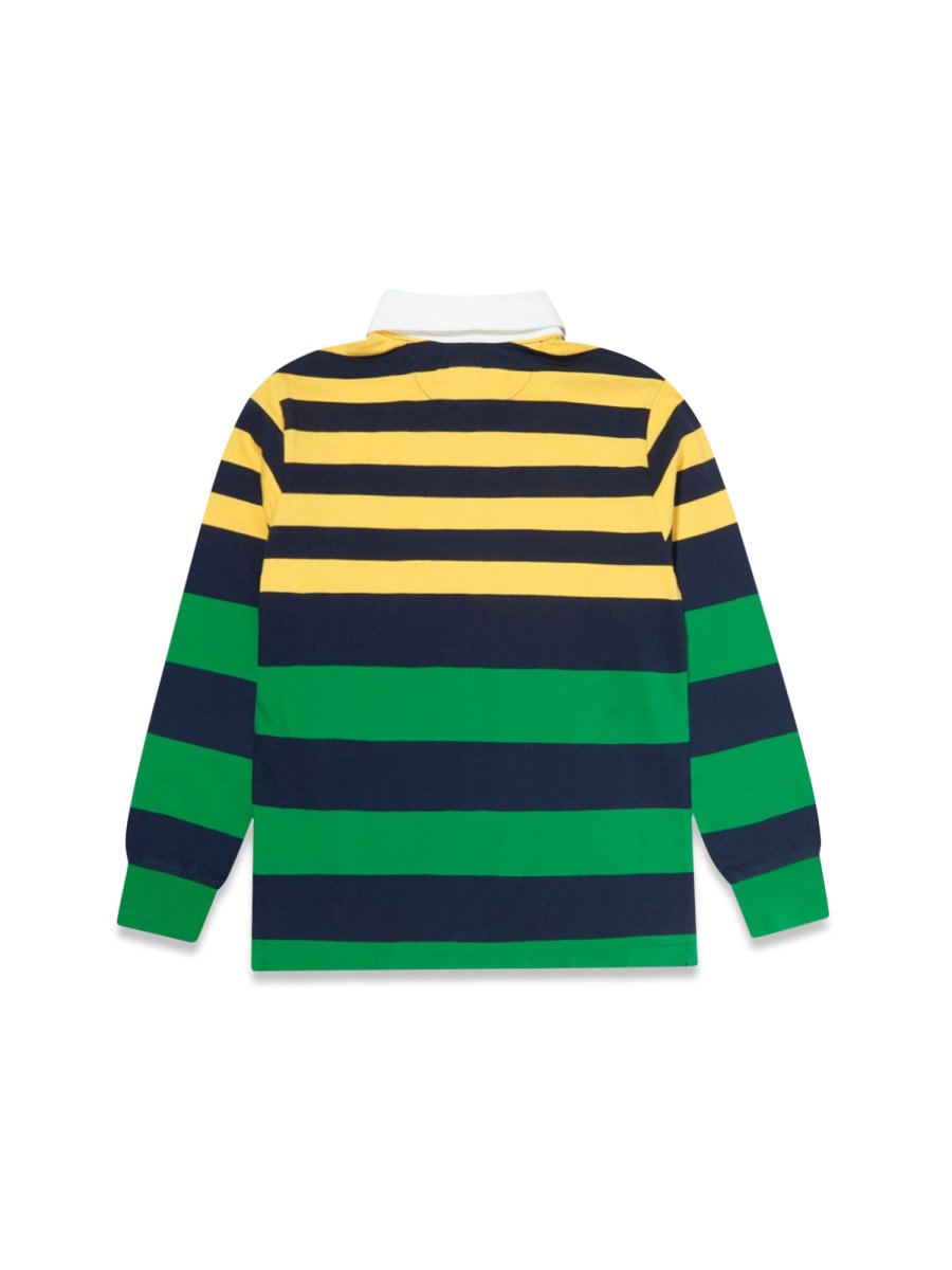 Polo Ralph Lauren Striped Cotton Polo Shirt In Multicolour