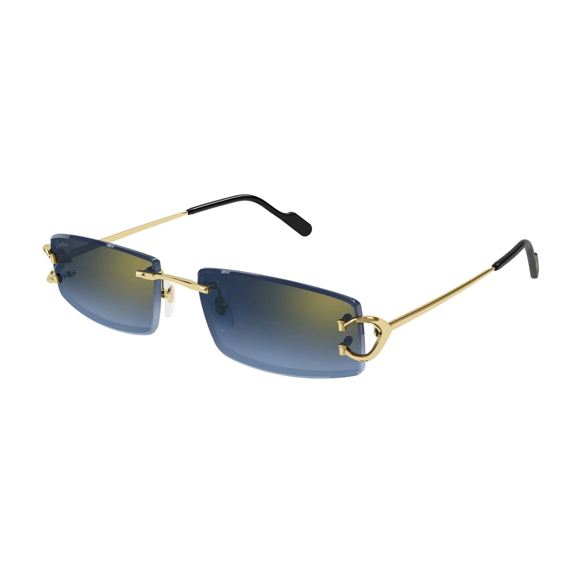 Cartier Ct0465s 002 Signature C De  Sunglasses In Blue