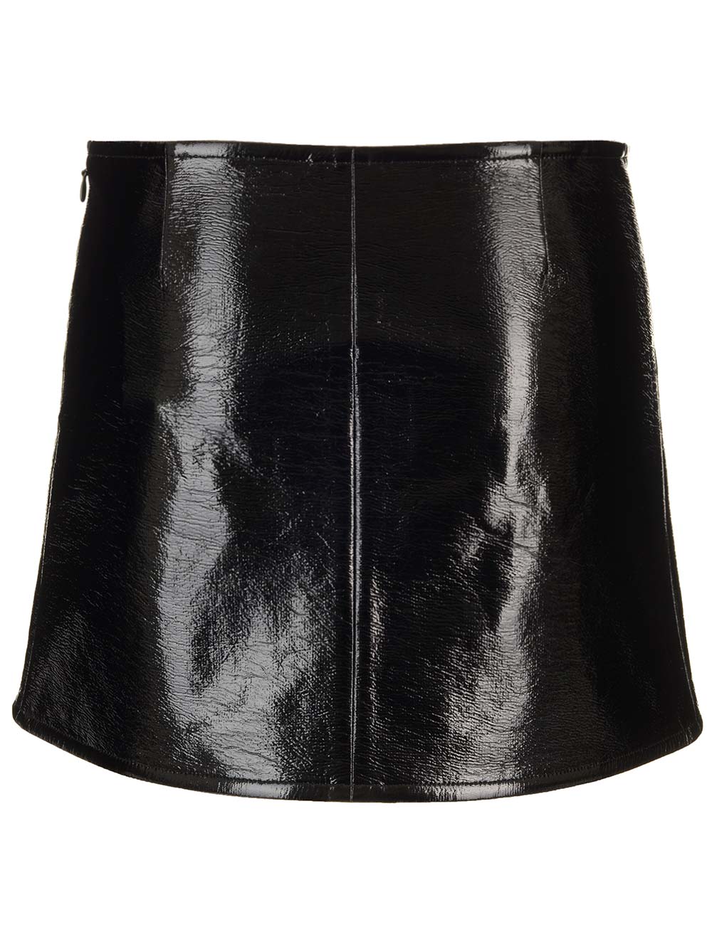 Shop Courrèges Ellisse Miniskirt In Black