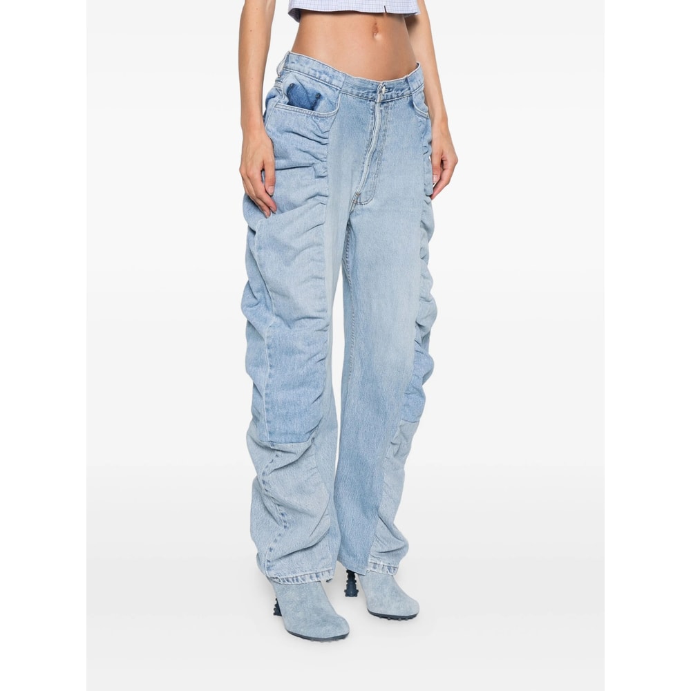 E.l.v Denim Denim Boyfriend Jeans In Blue