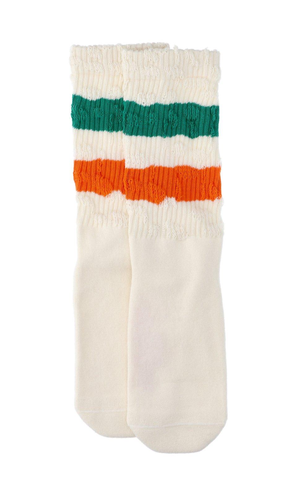 GOLDEN GOOSE STRIPED KNITTED ANKLE SOCKS