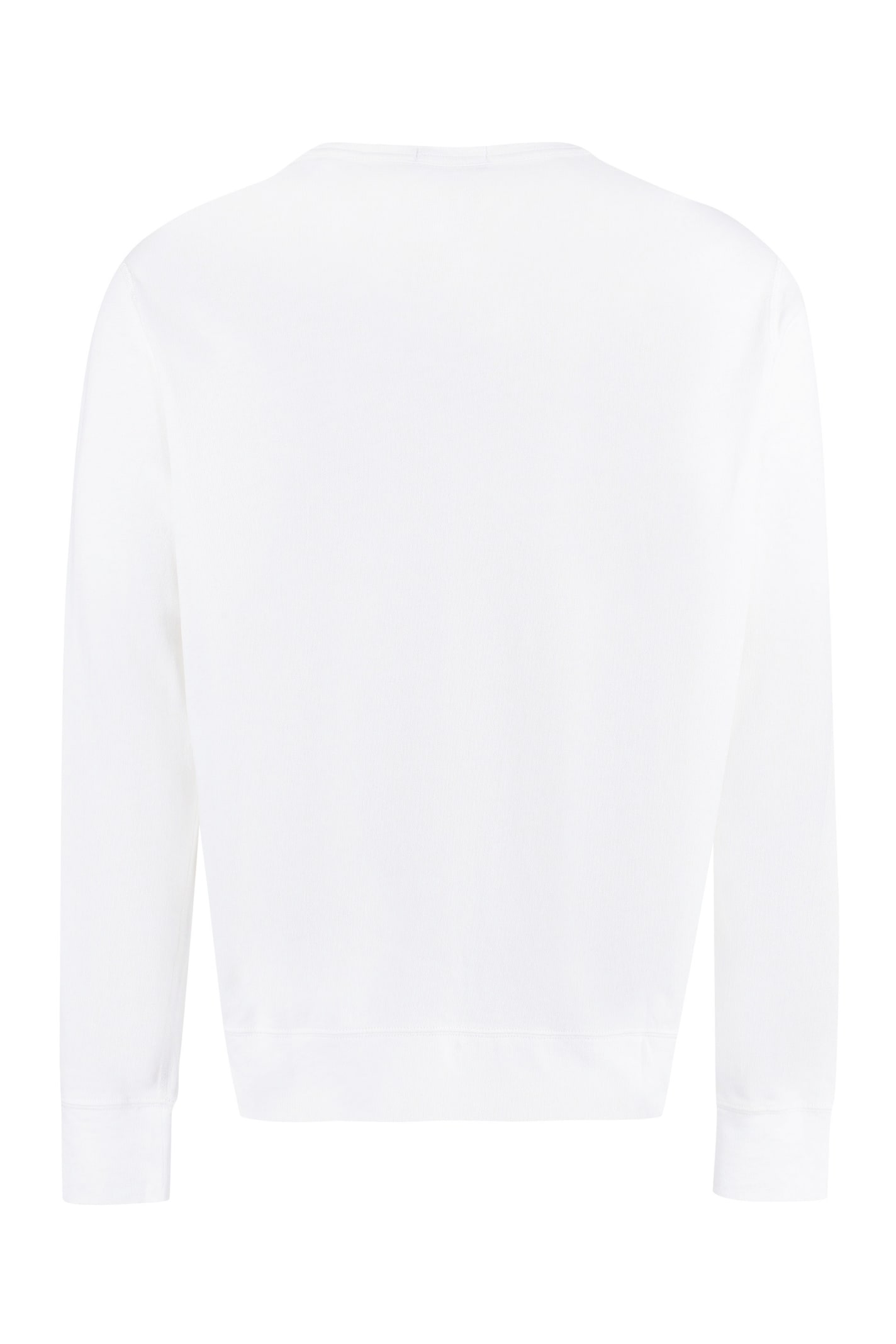 Shop Ralph Lauren Long Sleeve Cotton T-shirt In Whte
