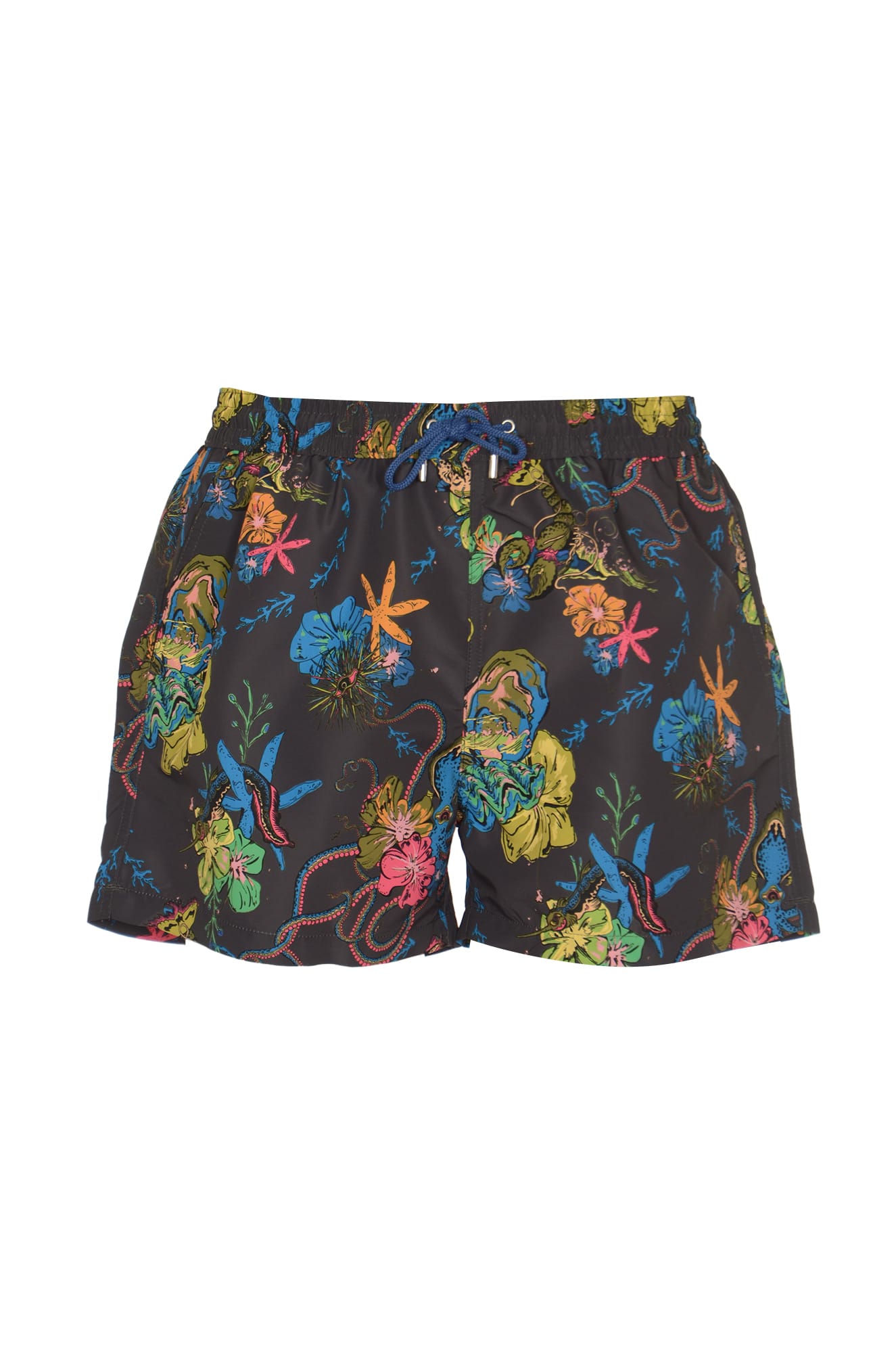 Shop Paul Smith Kraken Swim Shorts  In Multicolor
