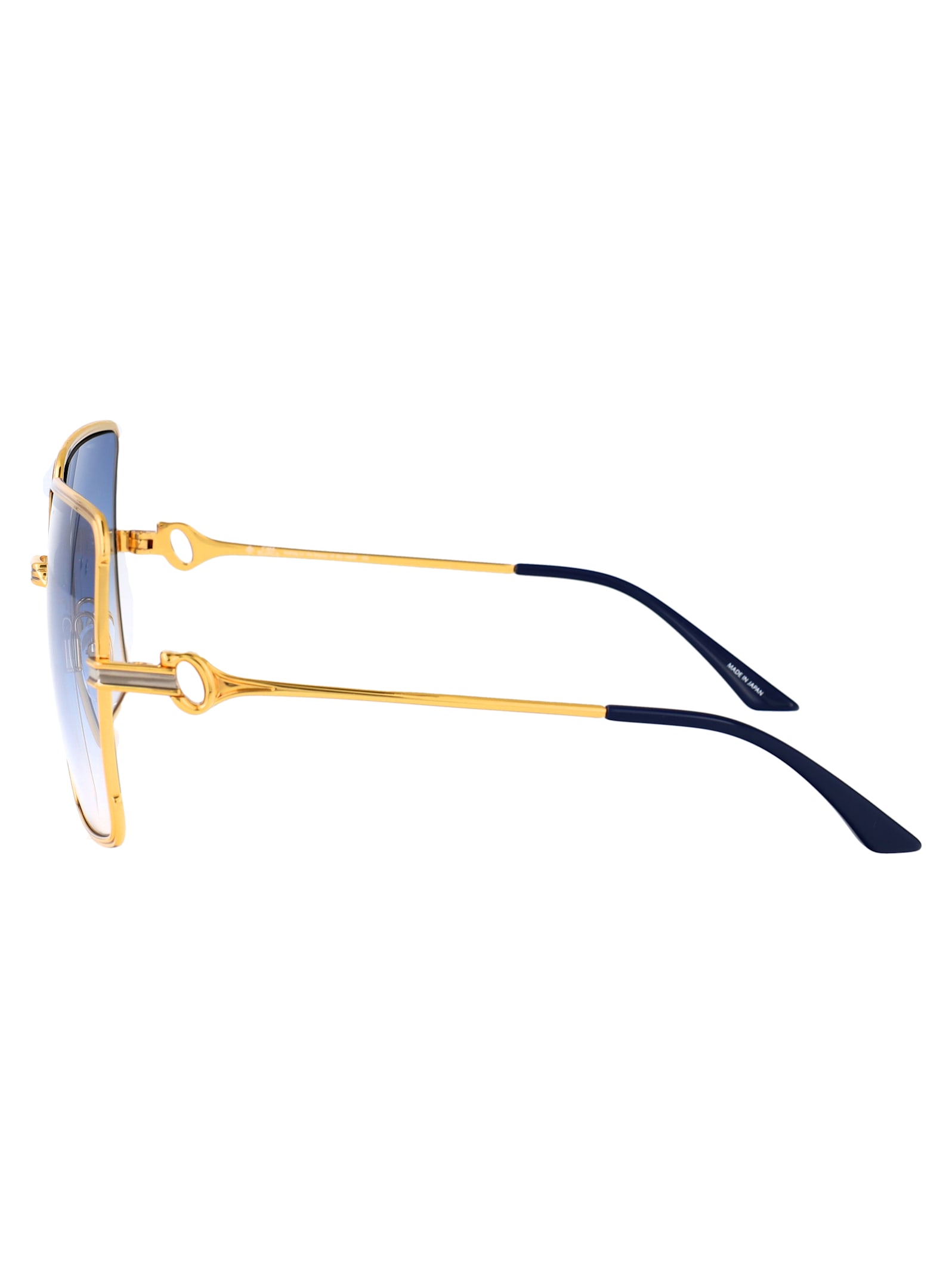 Casablanca Square-frame Gradient Sunglasses In Gold