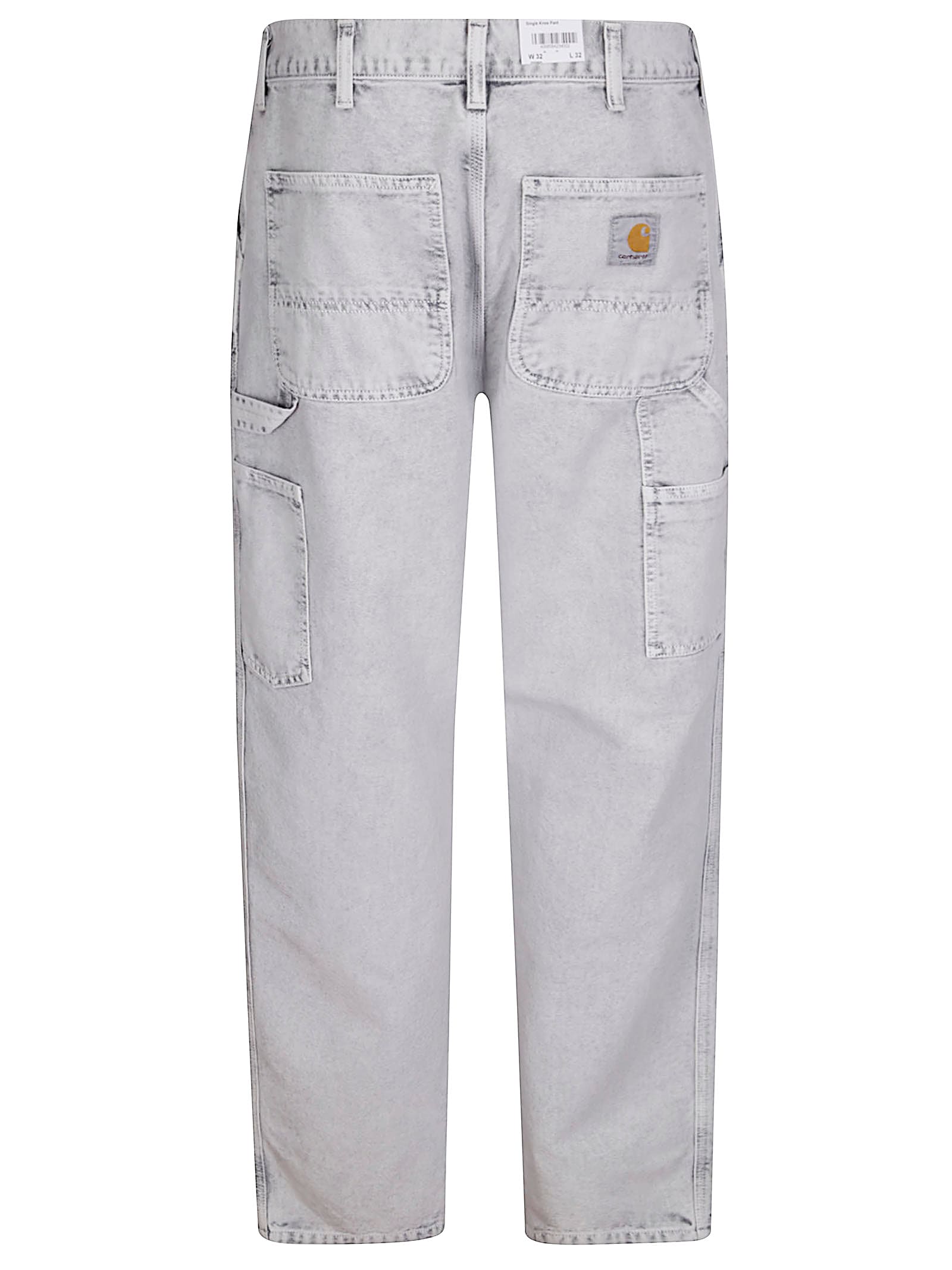 Carhartt Grey Denim Single Knee Jeans In White