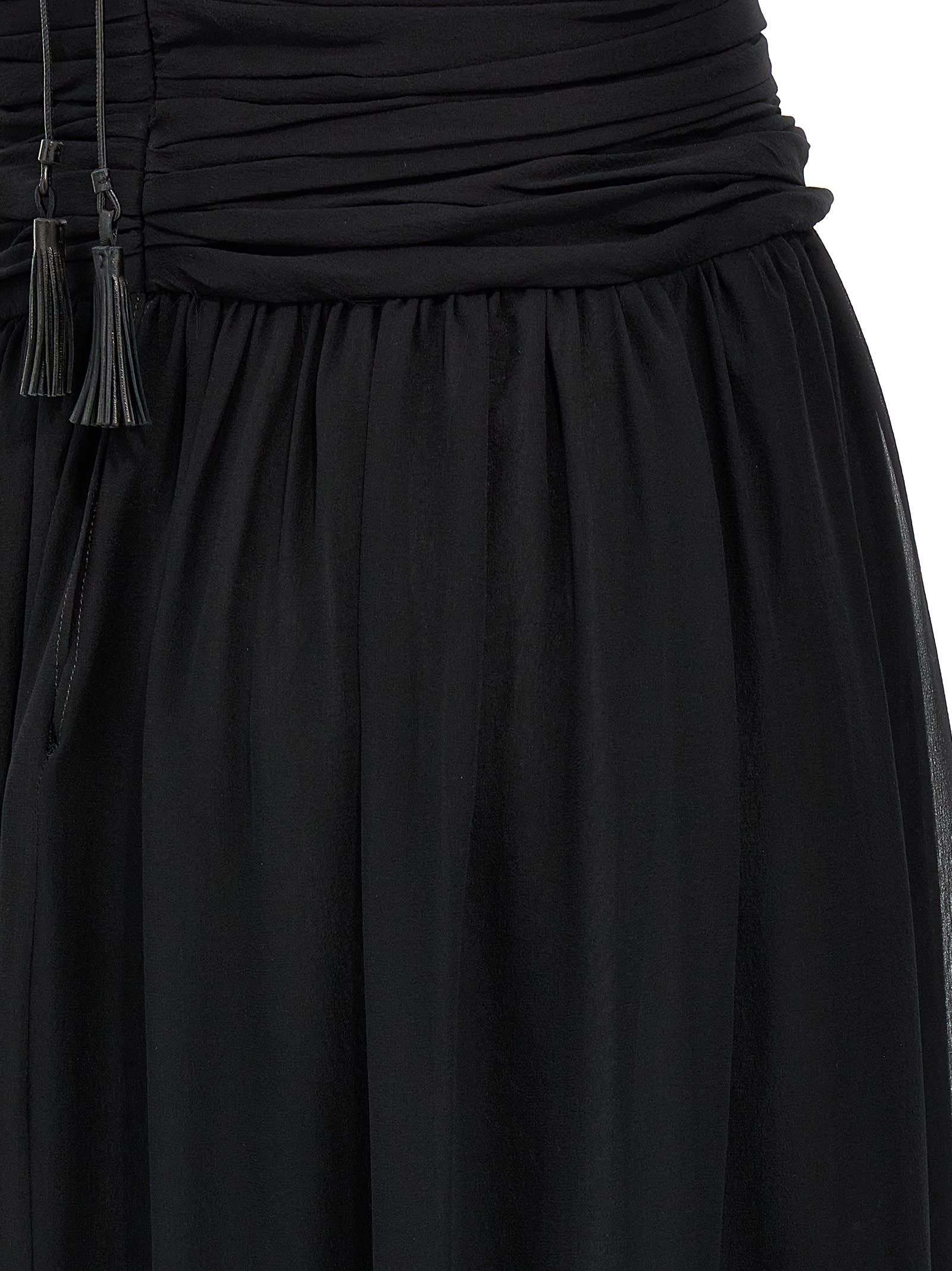 Tom Ford Silk Dress Dresses Black In Black