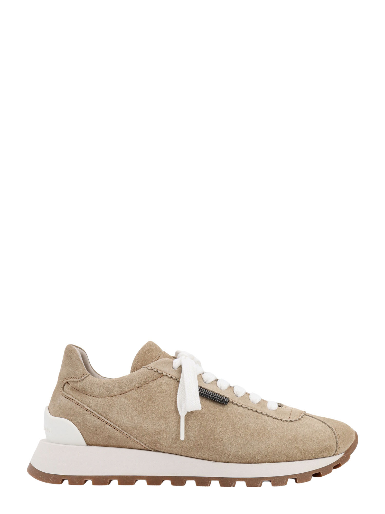 Shop Brunello Cucinelli Sneakers In Beige