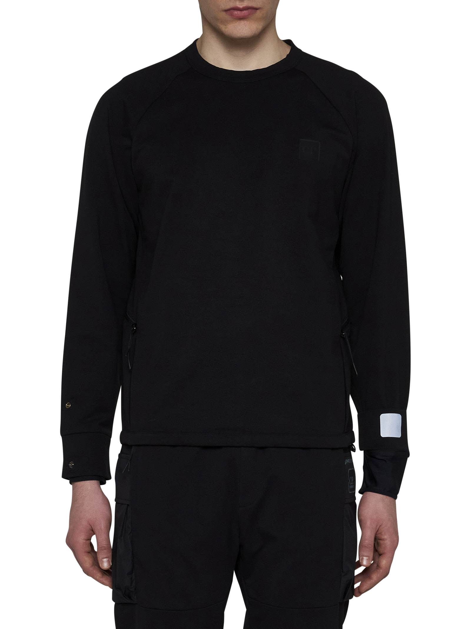 Shop C.p. Company Sweater In Black