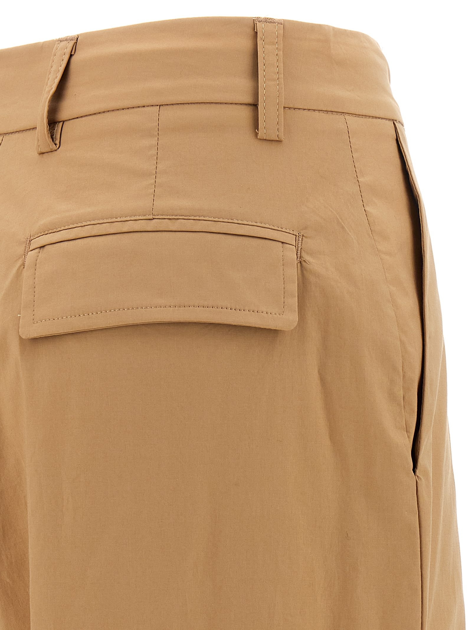 The Latest Slightly Wide Straight Leg Neutrals Trousers In Beige