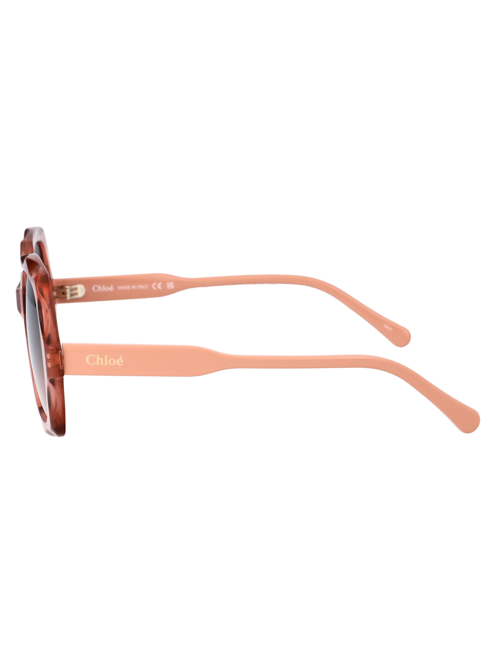 Shop Chloé Ch0226s Sunglasses In 003 Brown Pink Copper