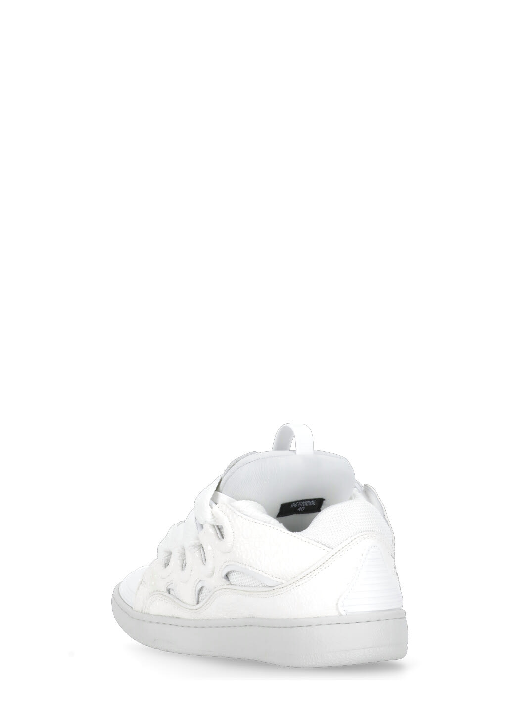Lanvin Oversize-laces Low-top Sneakers In White