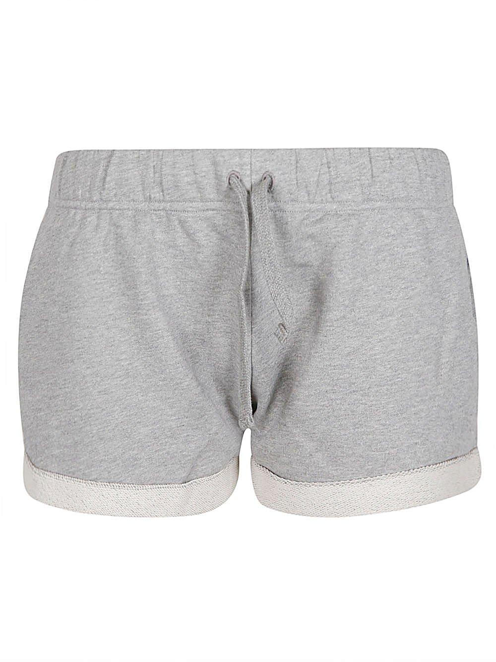 Shop Iro Drawstring Thigh-high Shorts In Grey