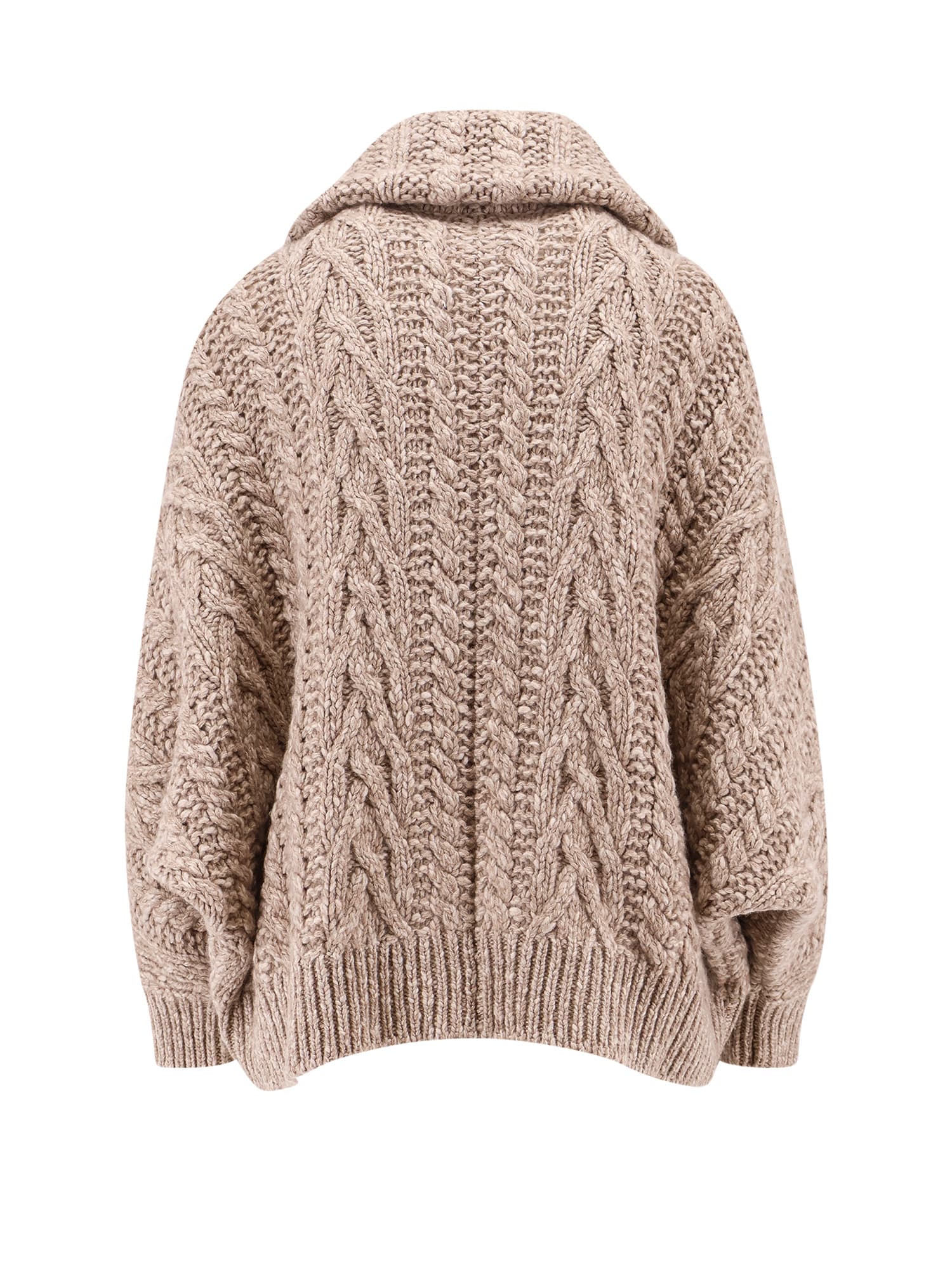 Shop Brunello Cucinelli Cardigan In Beige