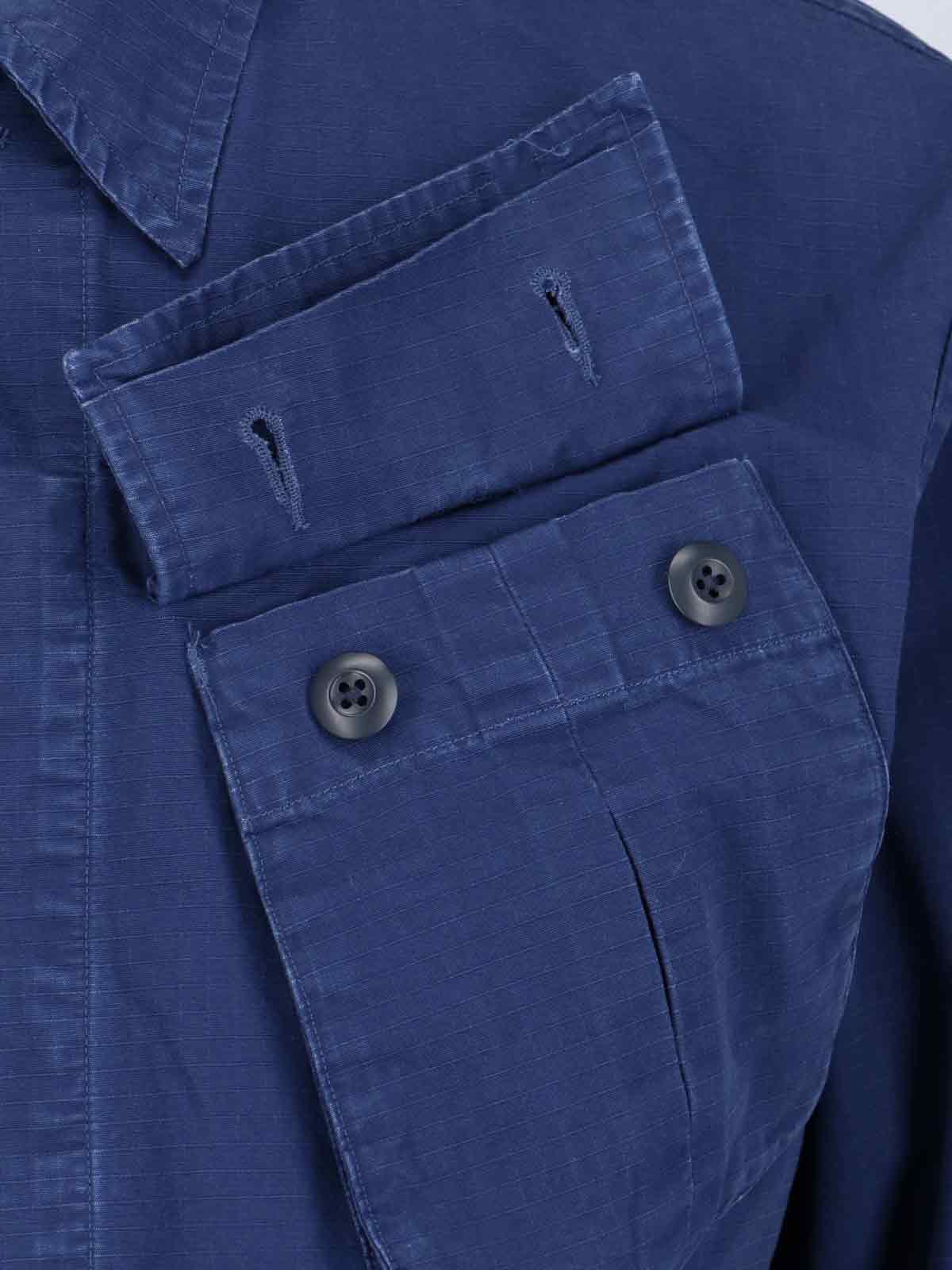 Shop Polo Ralph Lauren Shirt Jacket In Blue
