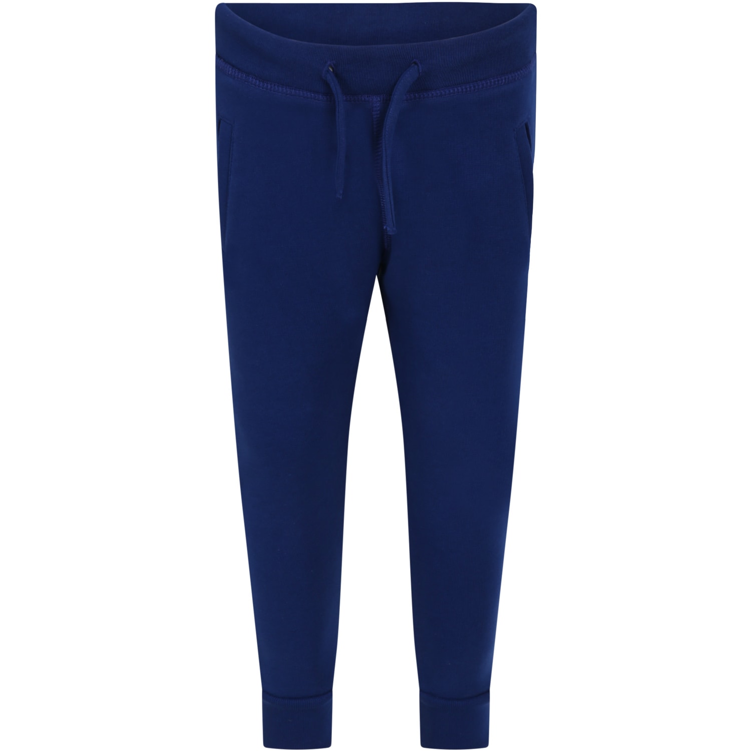 Dsquared2 Blue Sweatpants For Boy With Logo