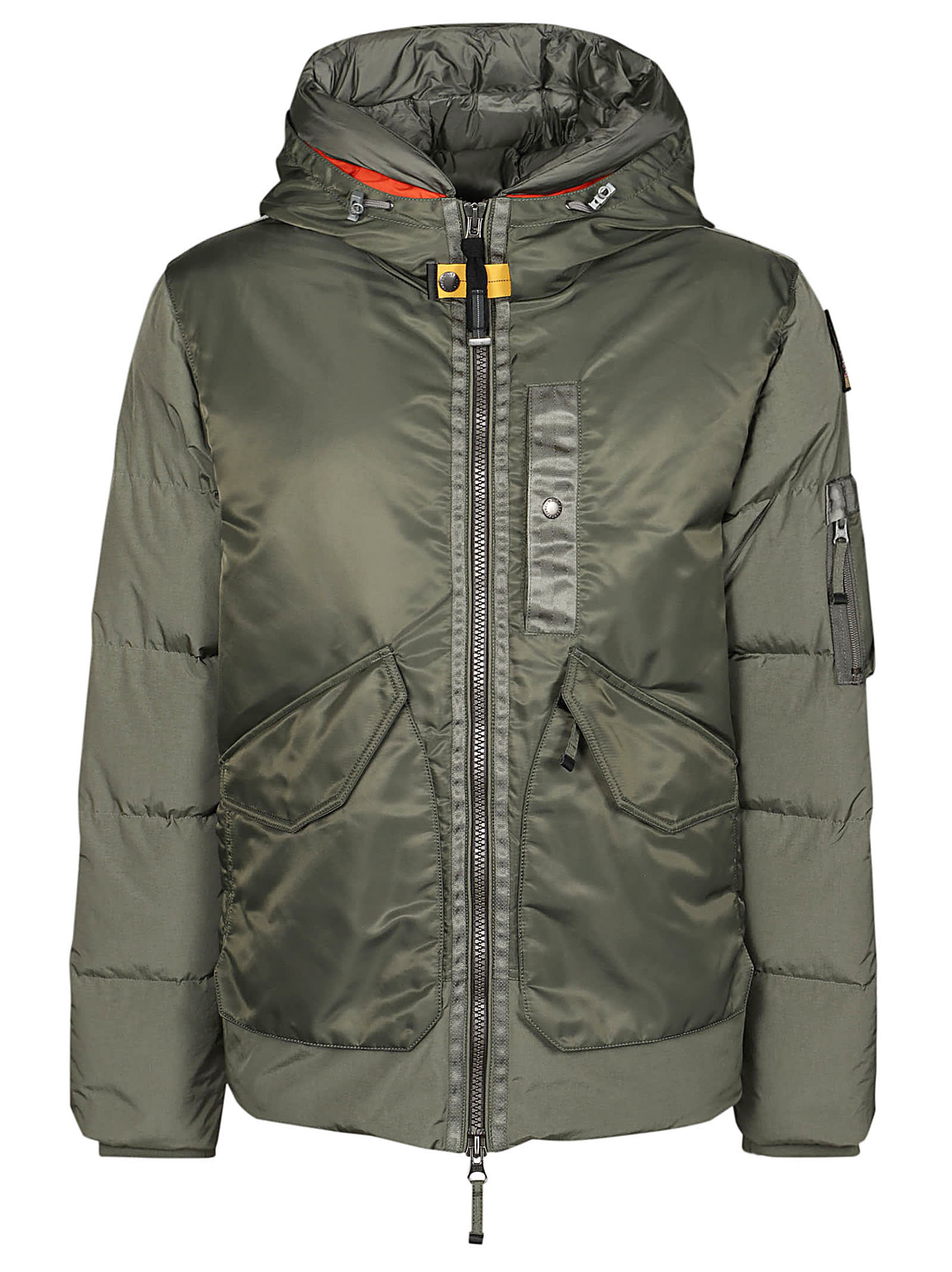 Shop Parajumpers Vantage Down Jacket In Thyme