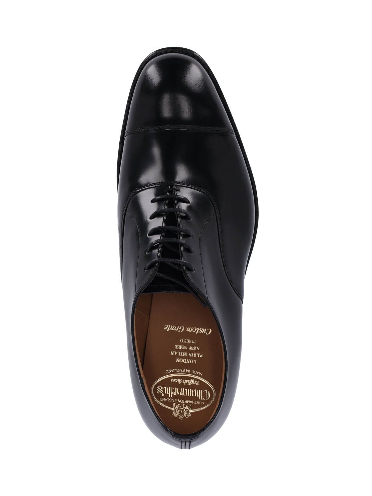 Church's Black Leather Lace Up Shoes
