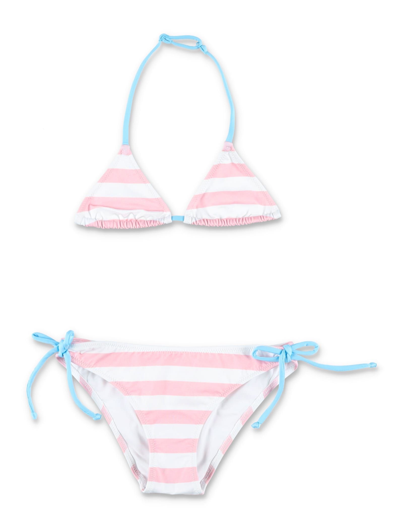 Mc2 Saint Barth Kids' Bikini Fiorucci In Rose/white