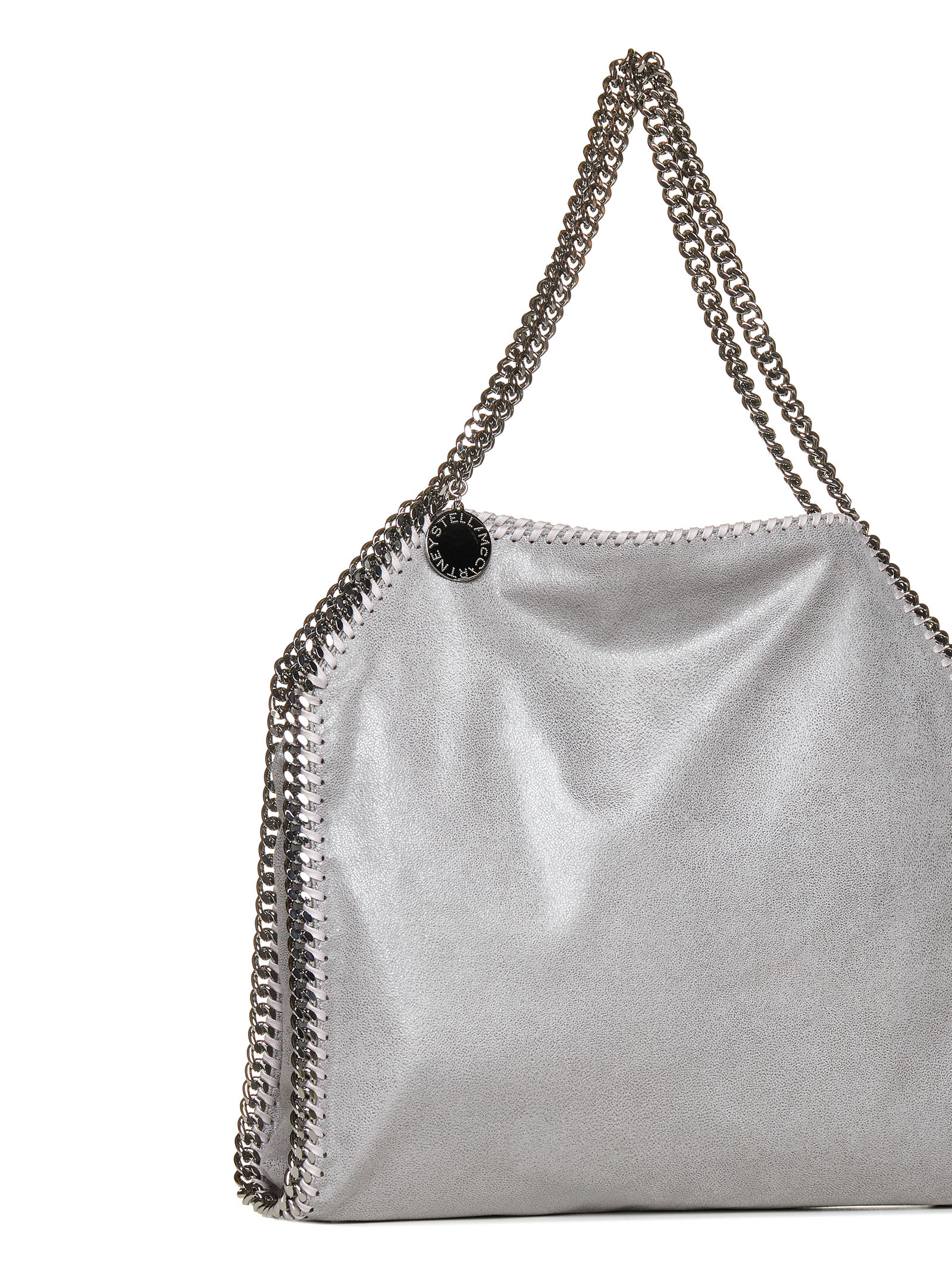 Shop Stella Mccartney Shoulder Bag In Grey