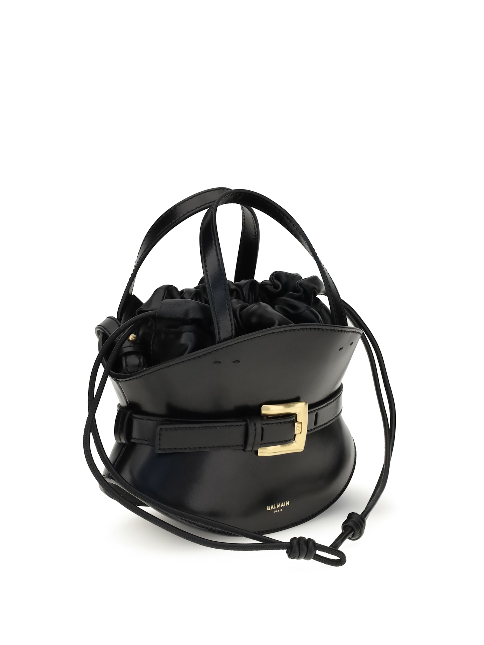 Balmain Mini Shuffle Compact Shoulder Bag
