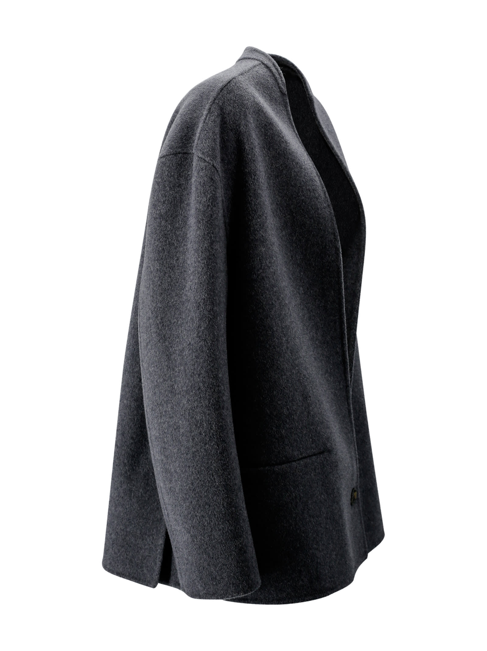 PHILOSOPHY DI LORENZO SERAFINI SINGLE-BREASTED WOOL COAT 