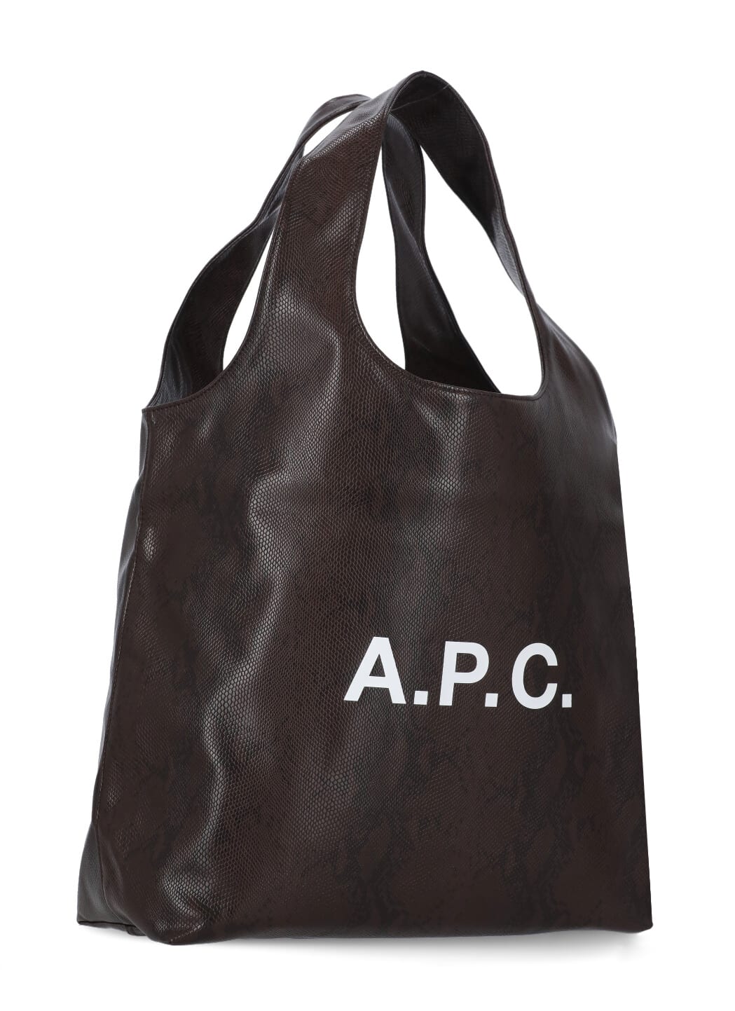 Shop Apc Ninon Shopping Bag In Brown