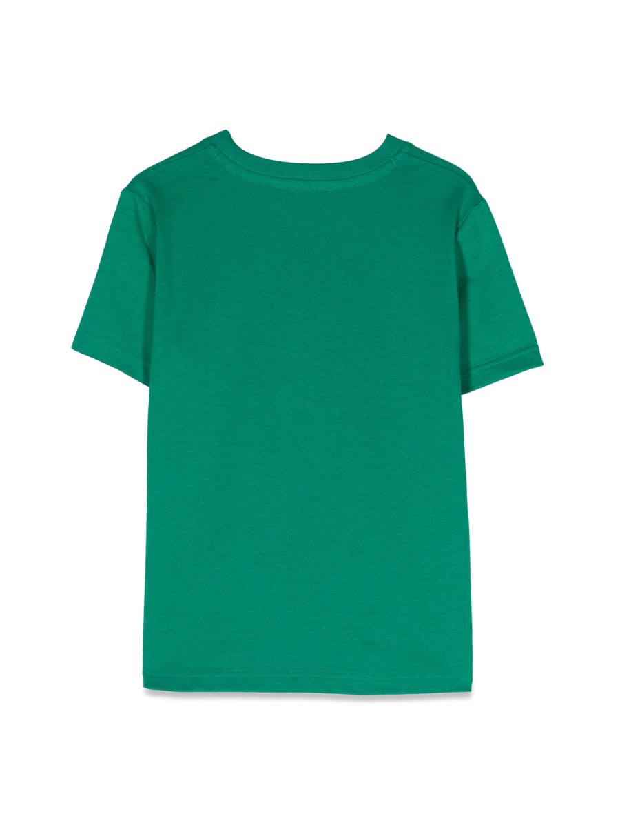 Shop Little Marc Jacobs T-shirt Logo In Green