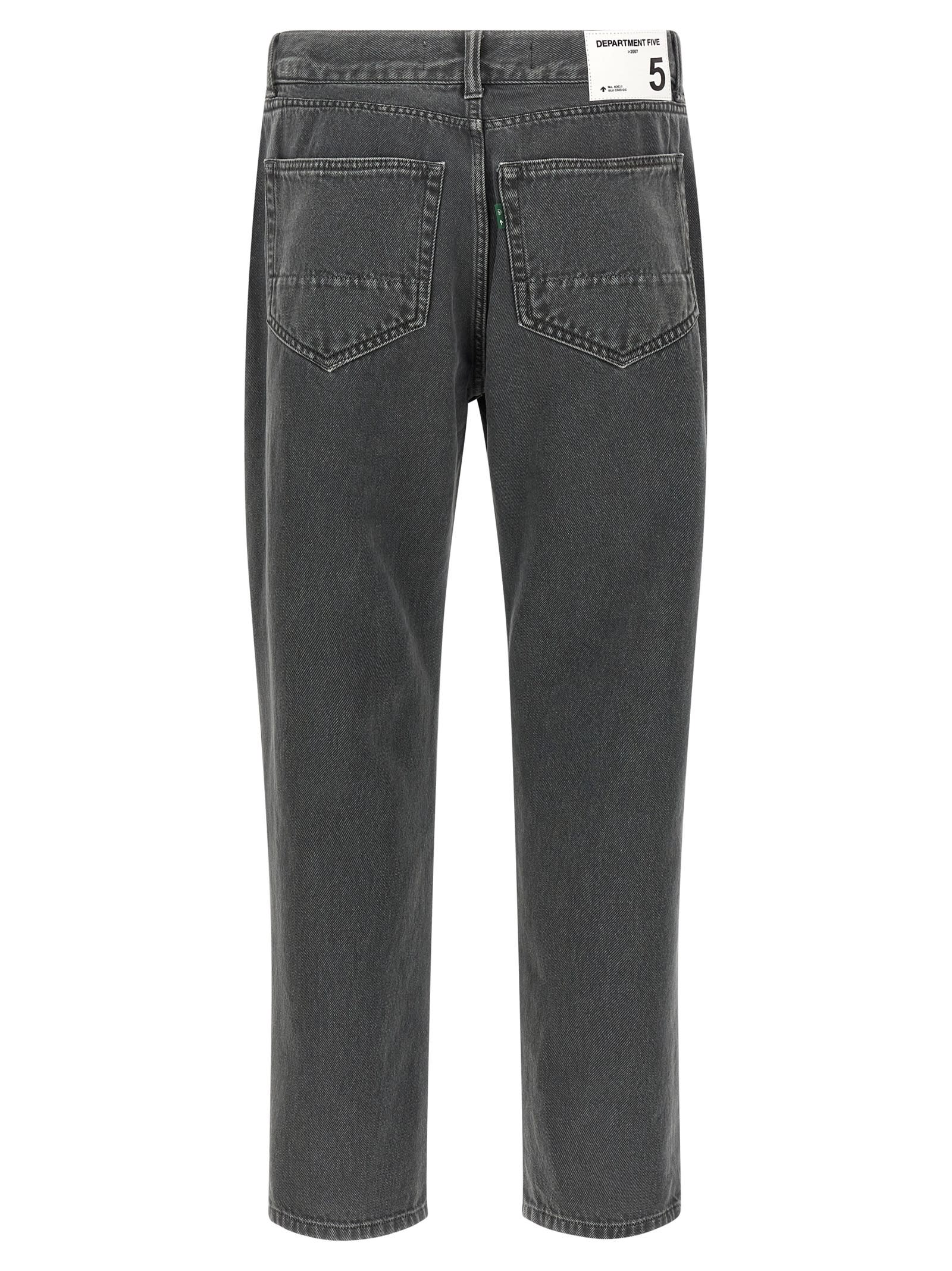 Department Five Musso Logo-patch Jeans In Gray