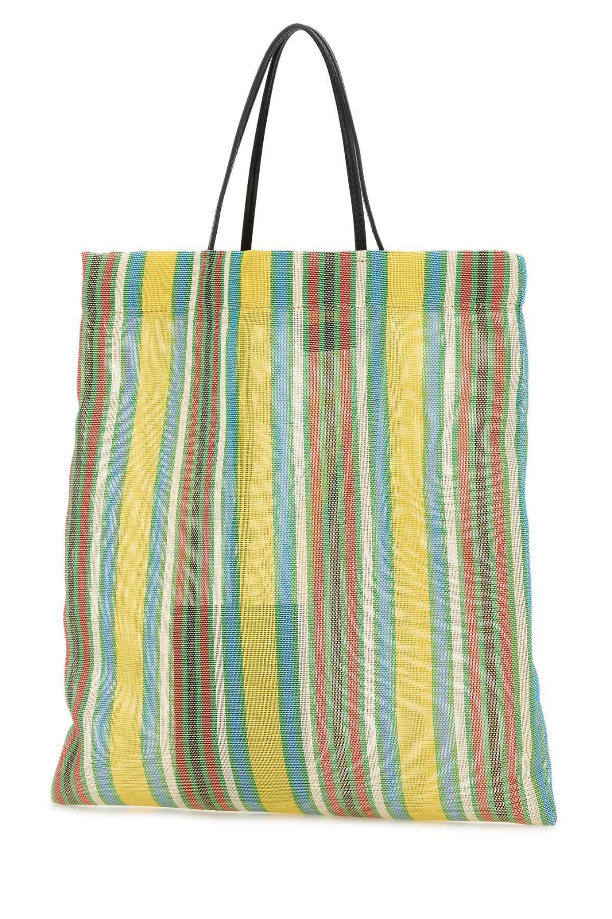 The Row Embroidered Mesh Mini Barn Shopping Bag In Multi