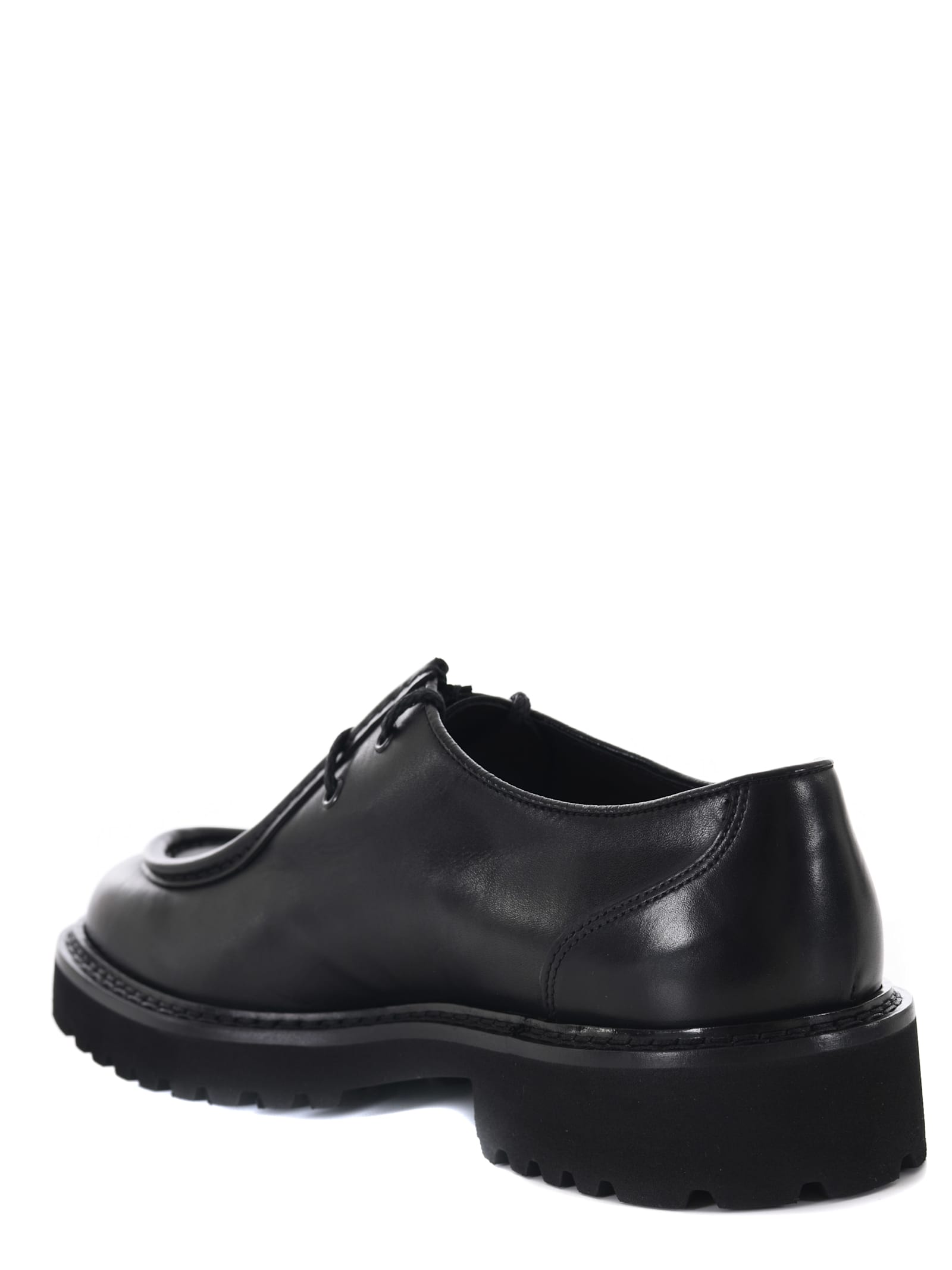 Shop Doucal's Doucals Leather Shoes In Black