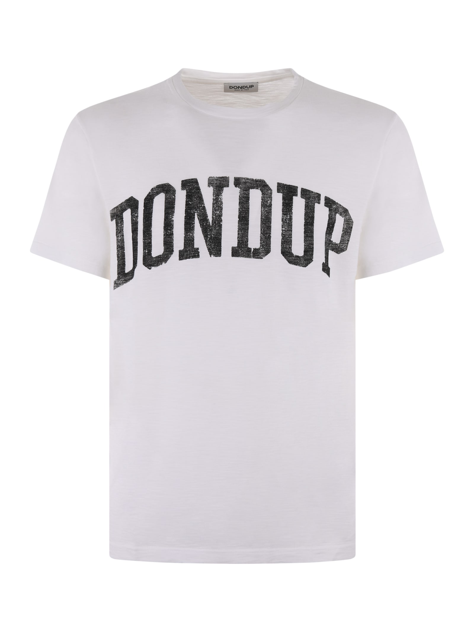 Shop Dondup T-shirt In Bianco