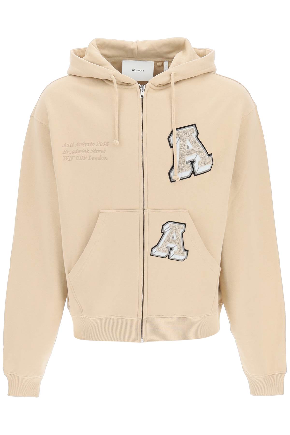 Axel Arigato illusion Hoodie With Terry Patches