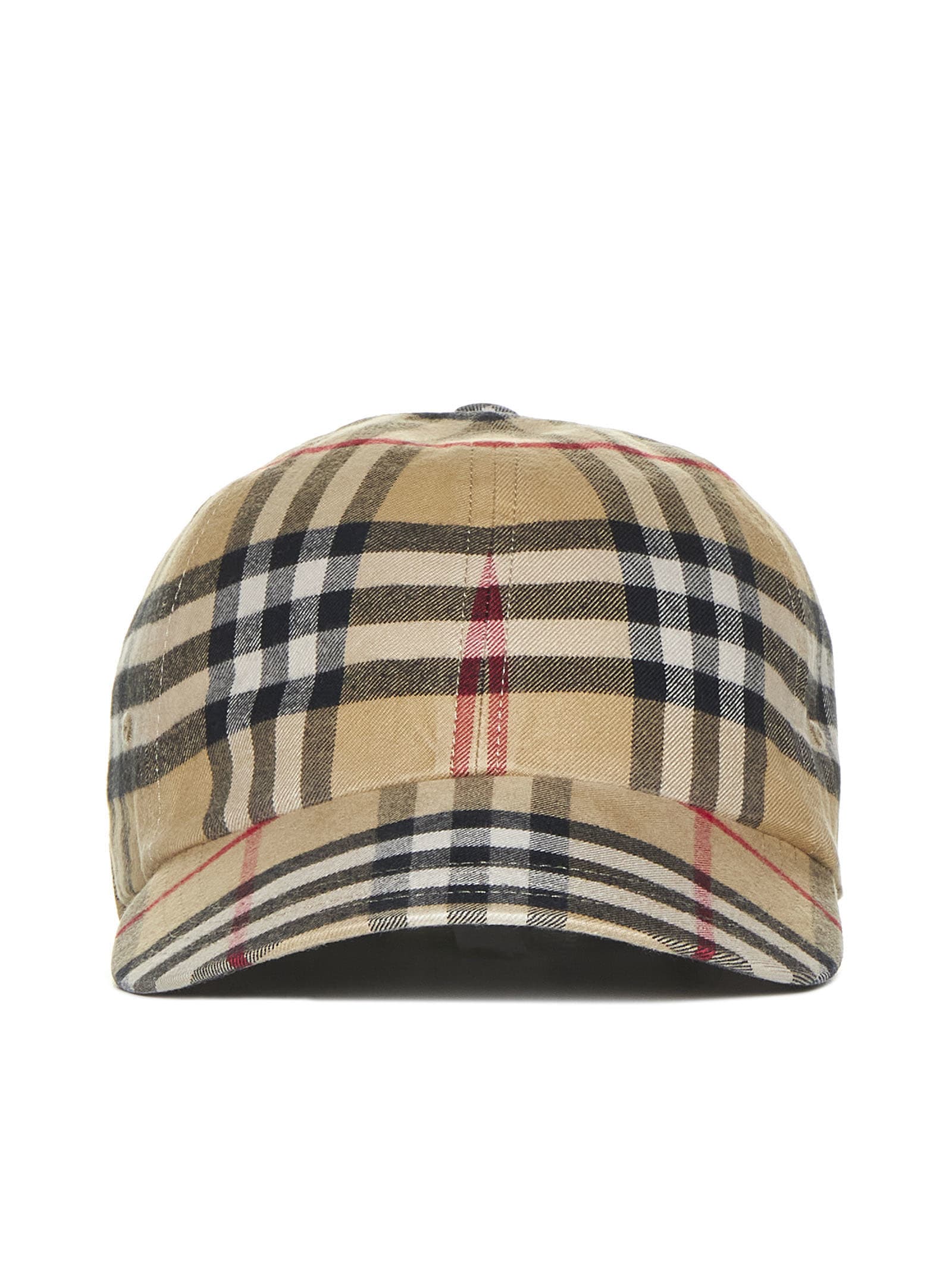 Shop Burberry Hat In Beige